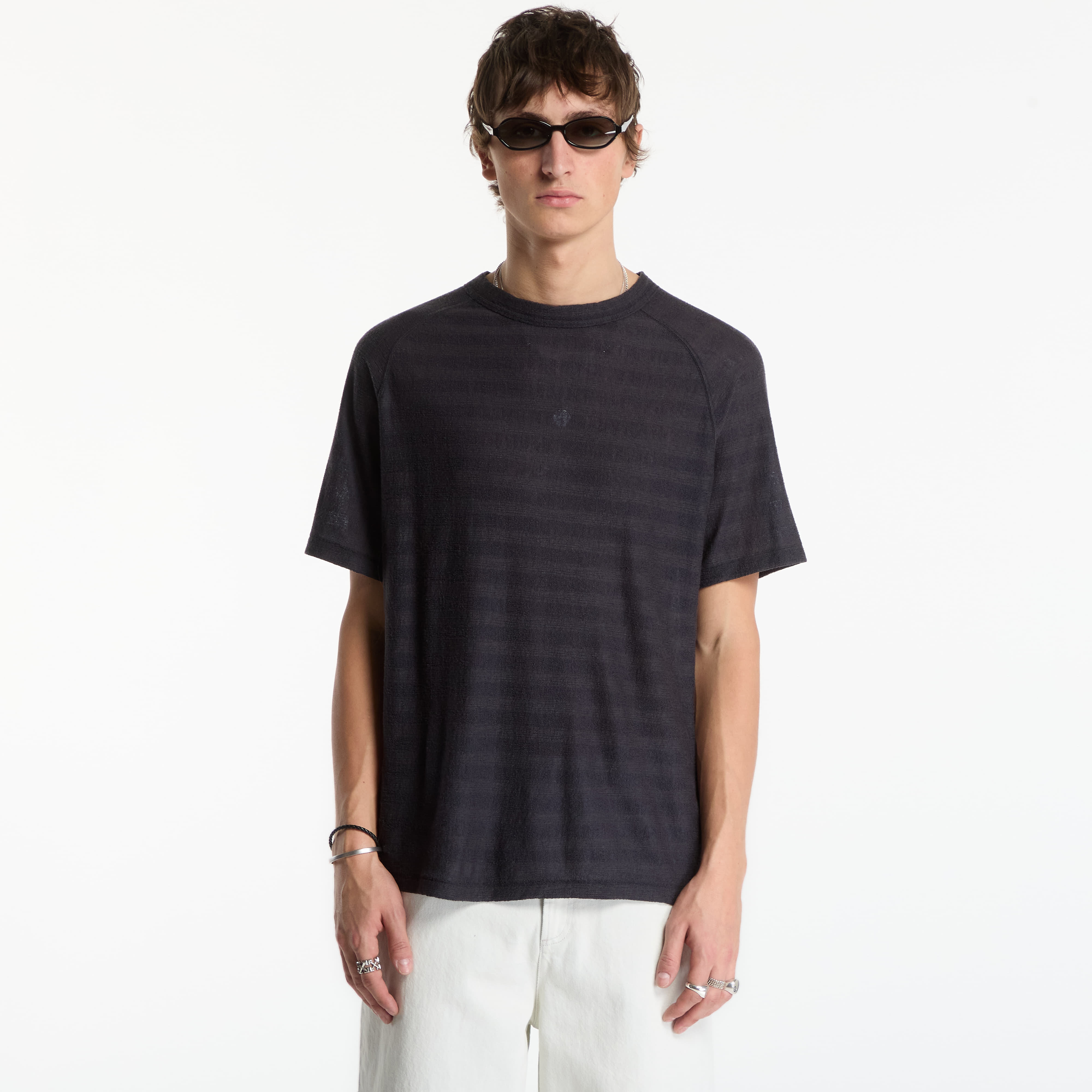 Тениска OUR LEGACY Arcade T-Shirt Night Soil Veil Wool Stripe 48