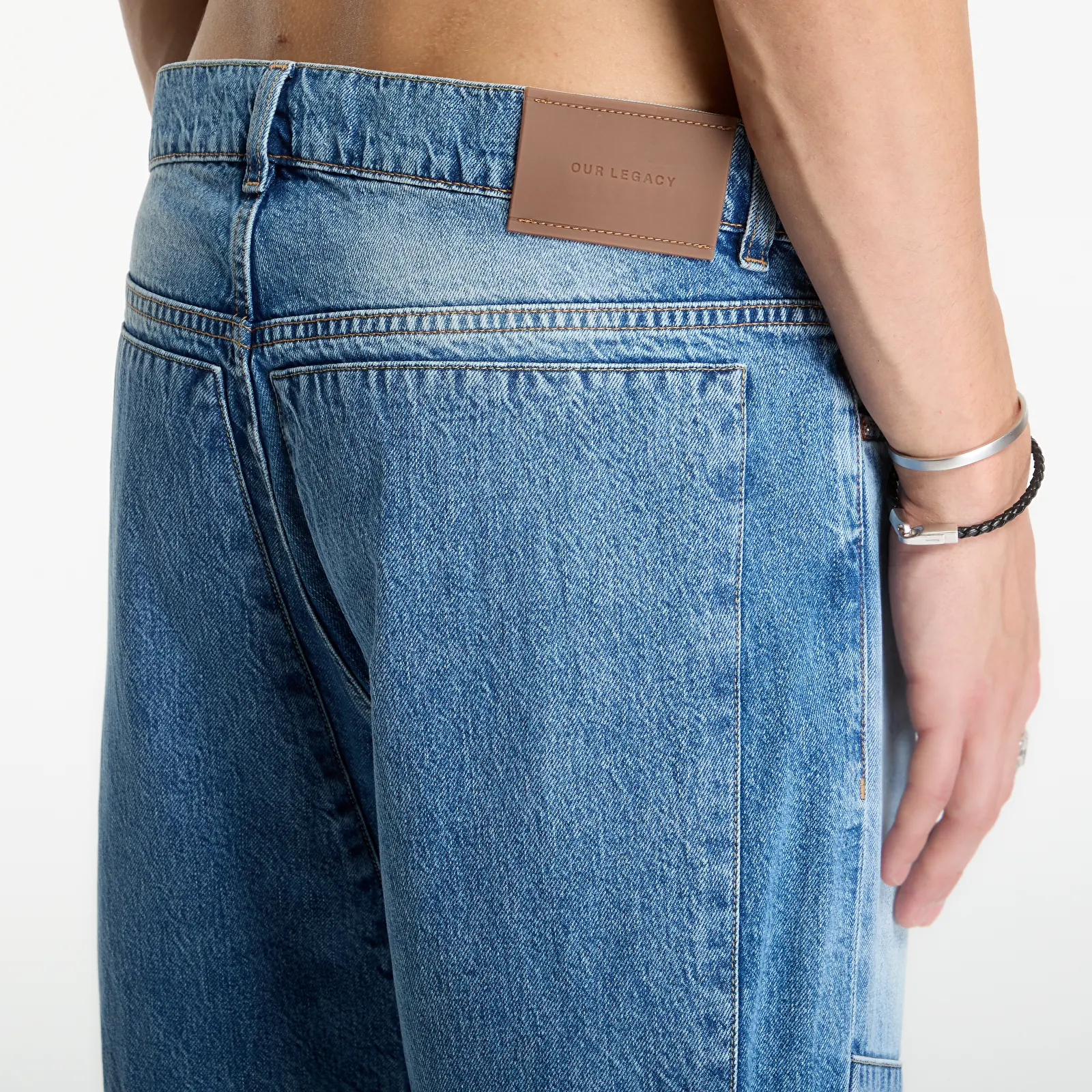 Džinsi OUR LEGACY Third Cut Patched Saddle Repair Wash