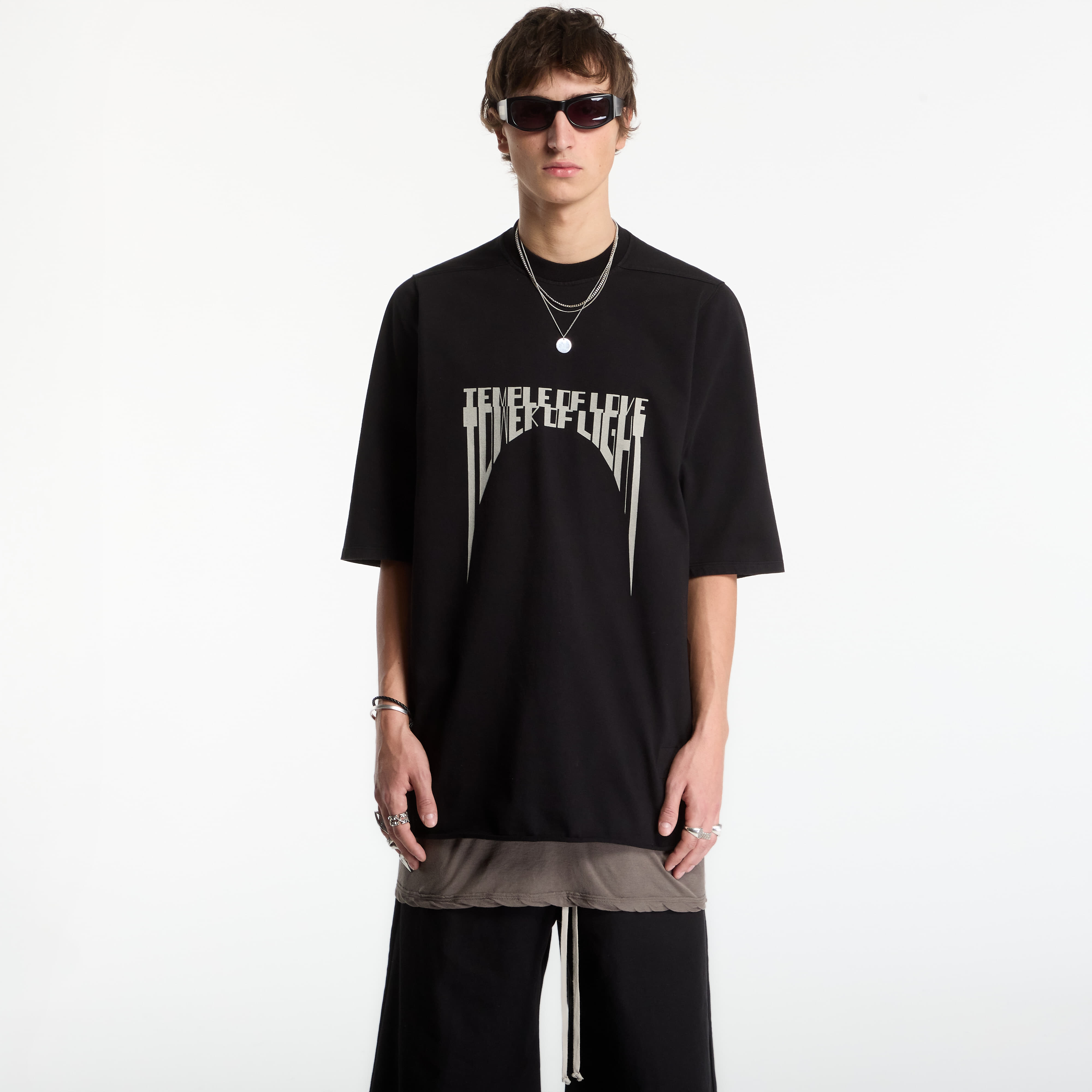 Тениска Rick Owens DRKSHDW Jumbo Ss T-Shirt Black/ Pearl S