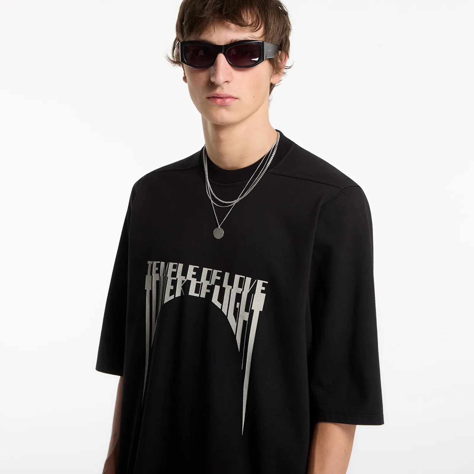 T-shirts Rick Owens DRKSHDW Jumbo Ss T-Shirt Black/ Pearl