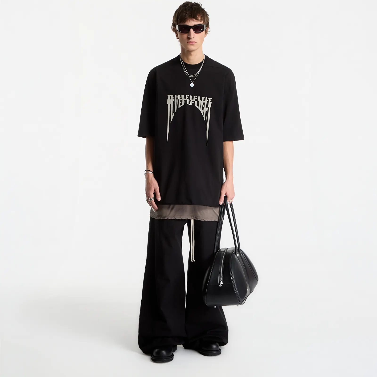 T-shirts Rick Owens DRKSHDW Jumbo Ss T-Shirt Black/ Pearl