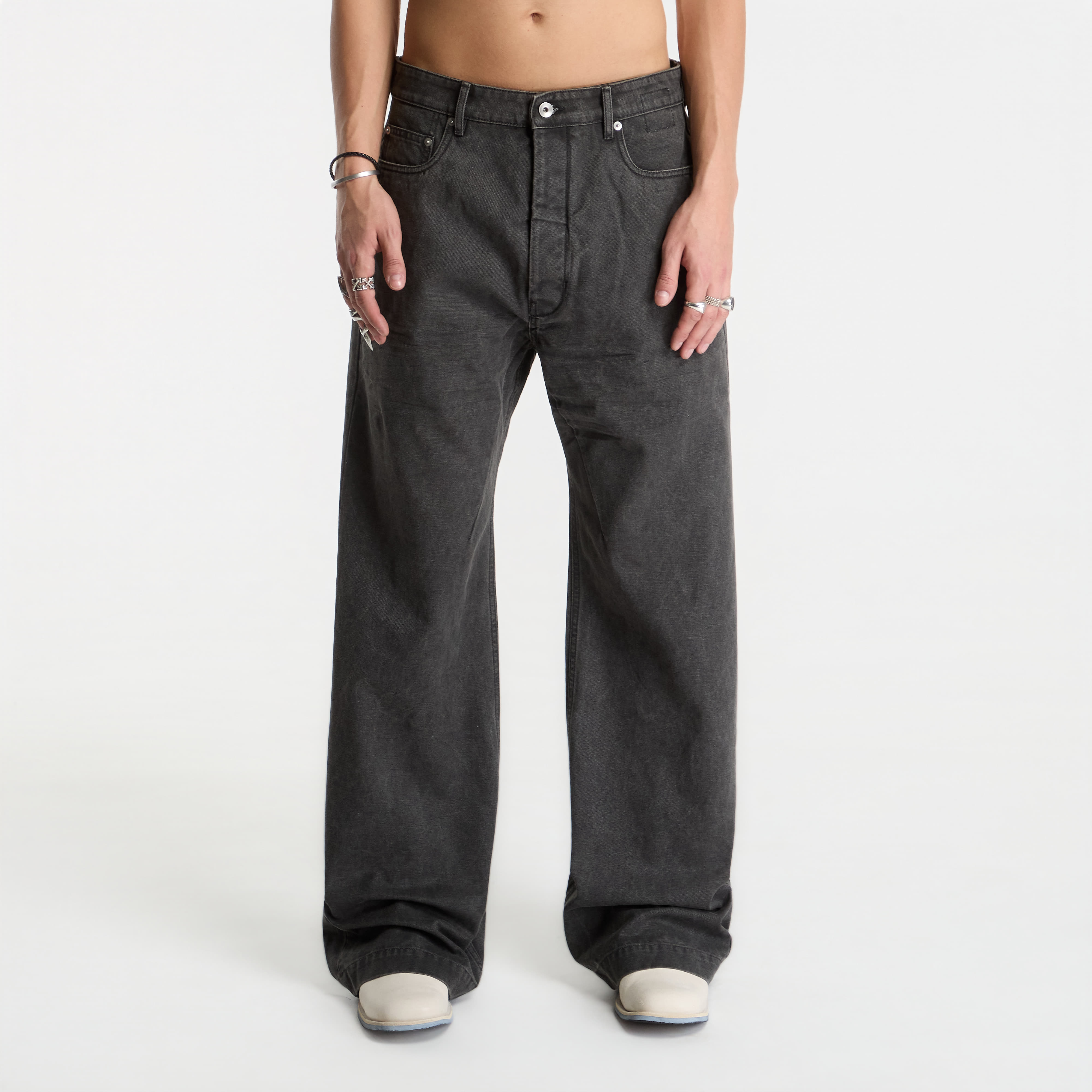 Дънки Rick Owens DRKSHDW Geth Jeans Gravel 33