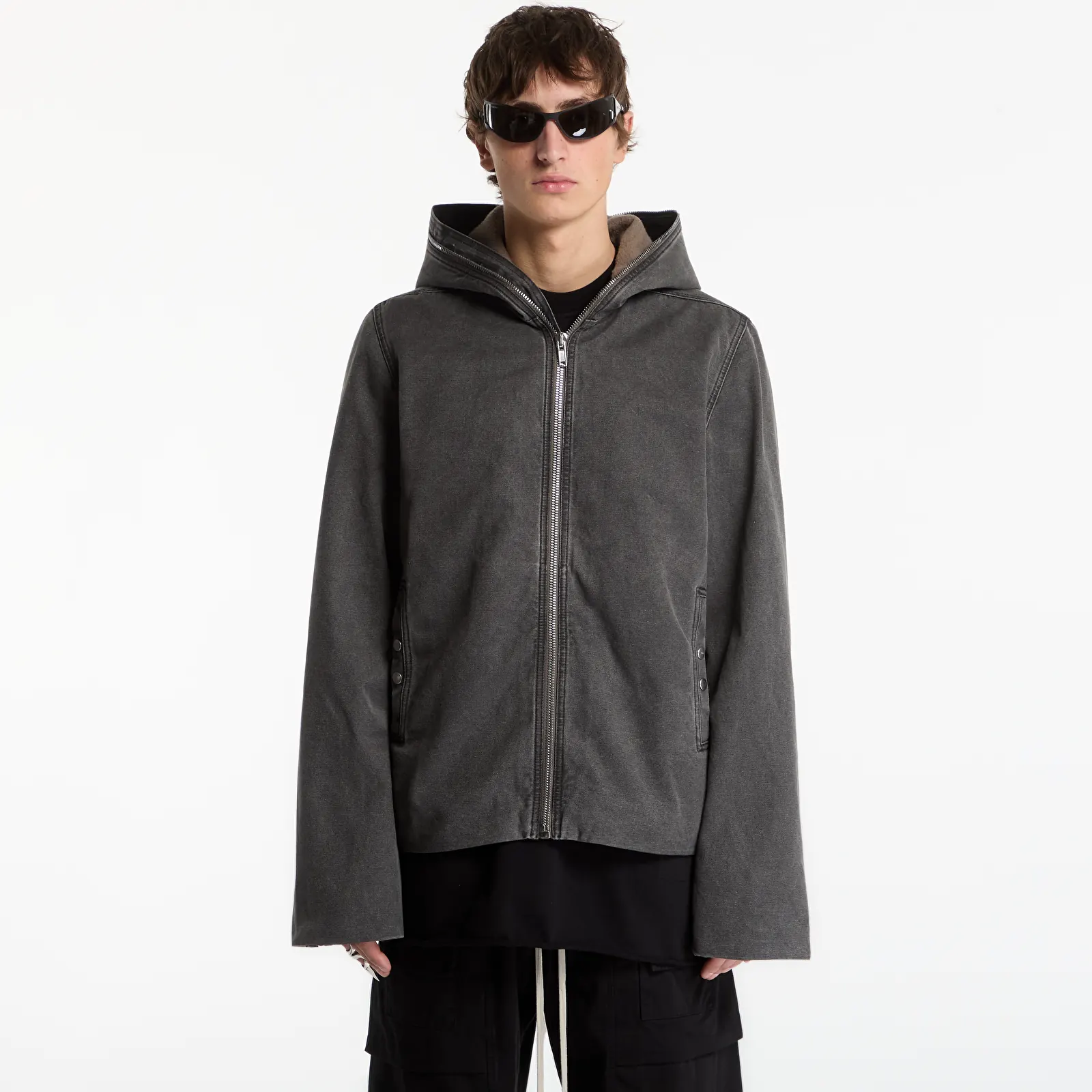 Jackets Rick Owens DRKSHDW Gimp Zipfront Jacket Gravel