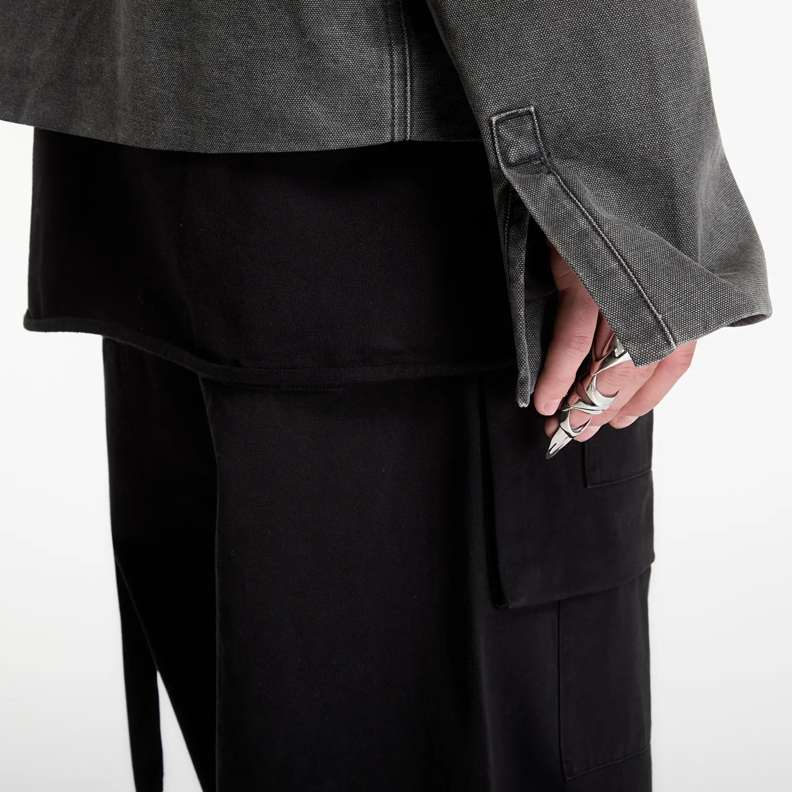 Jackets Rick Owens DRKSHDW Gimp Zipfront Jacket Gravel