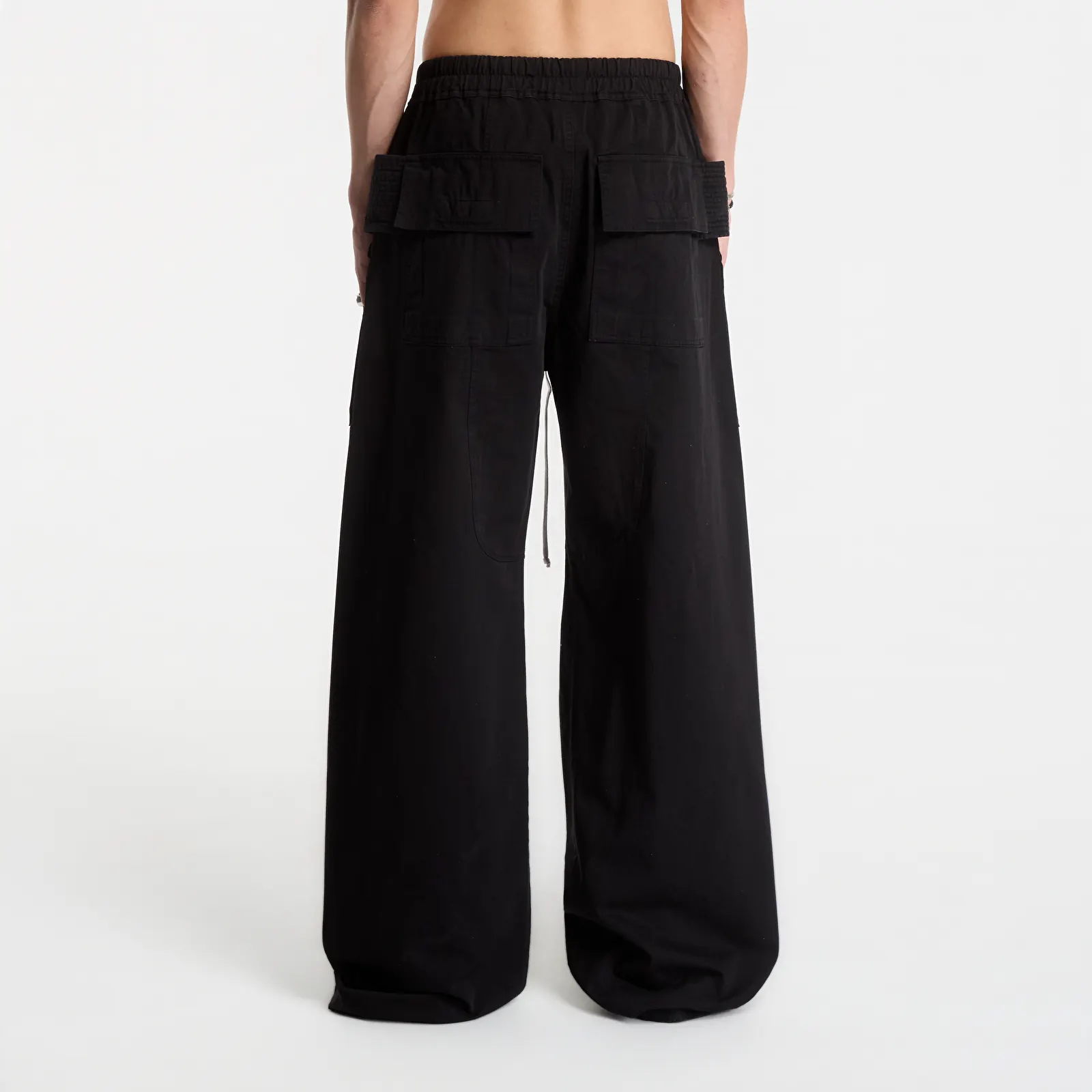 Pantaloni Rick Owens DRKSHDW Creatch Wide Cargo Drawstring Pants Black
