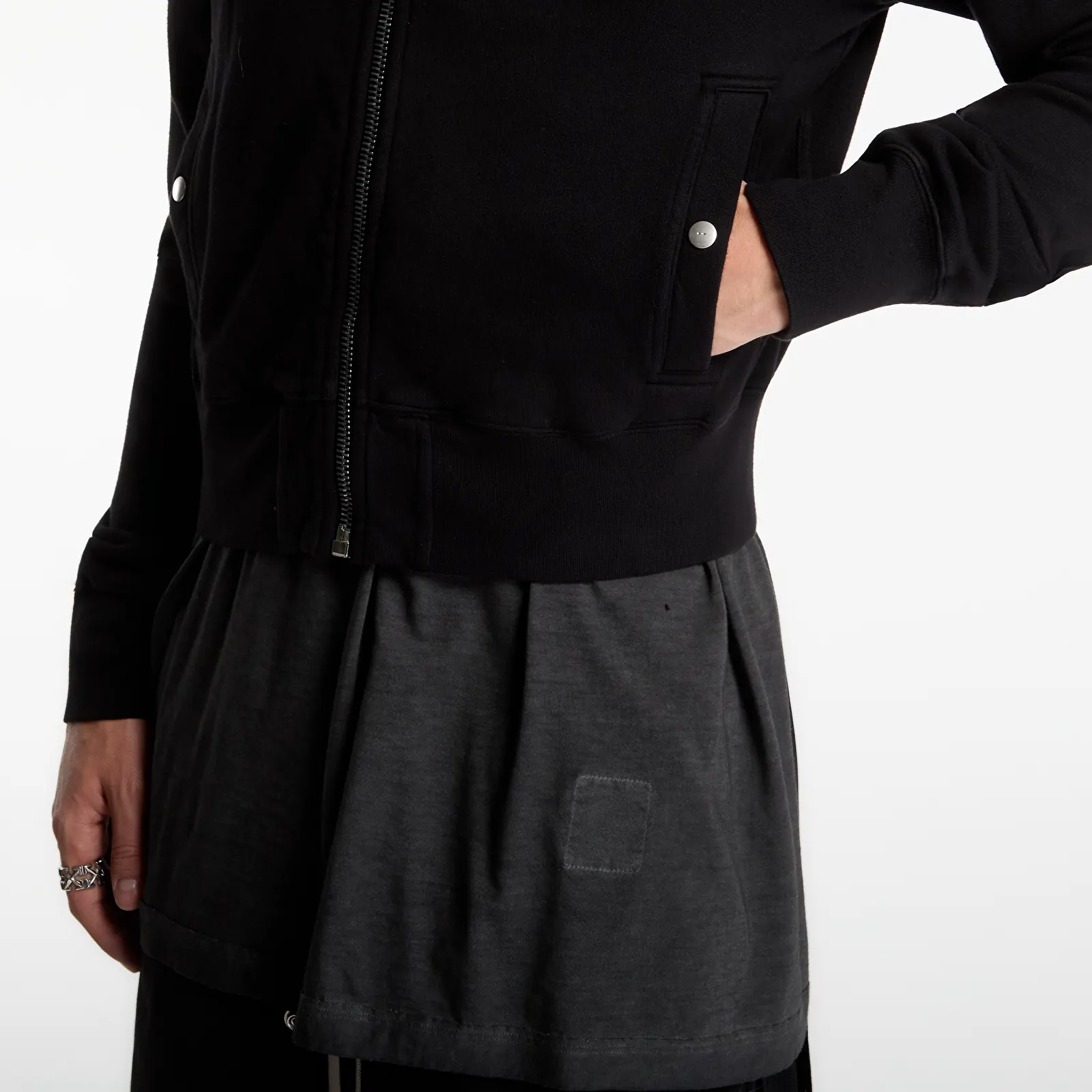 Jassen Rick Owens DRKSHDW Rev Track Jacket Black