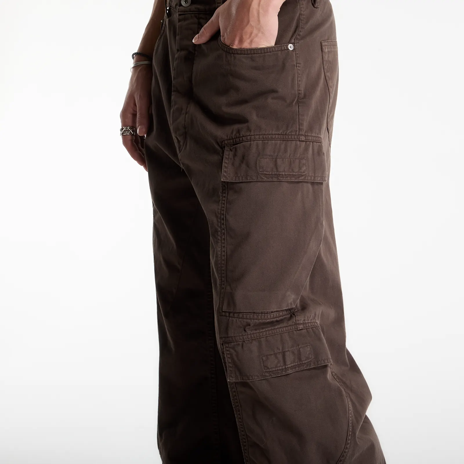Blugi Rick Owens DRKSHDW Double Cargo Jeans Dark Dust