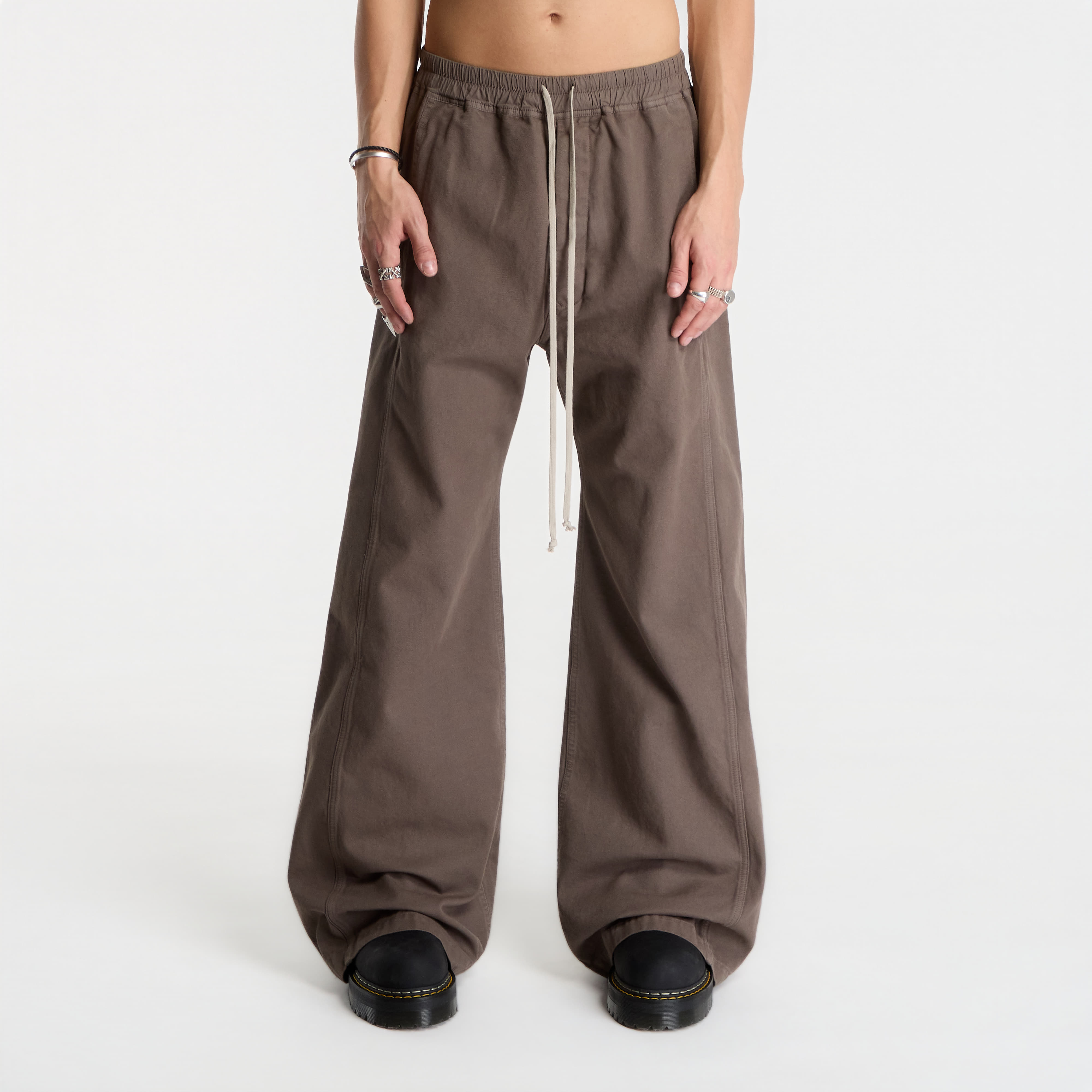 Панталони Rick Owens DRKSHDW Wide Pusher Pants Dust S