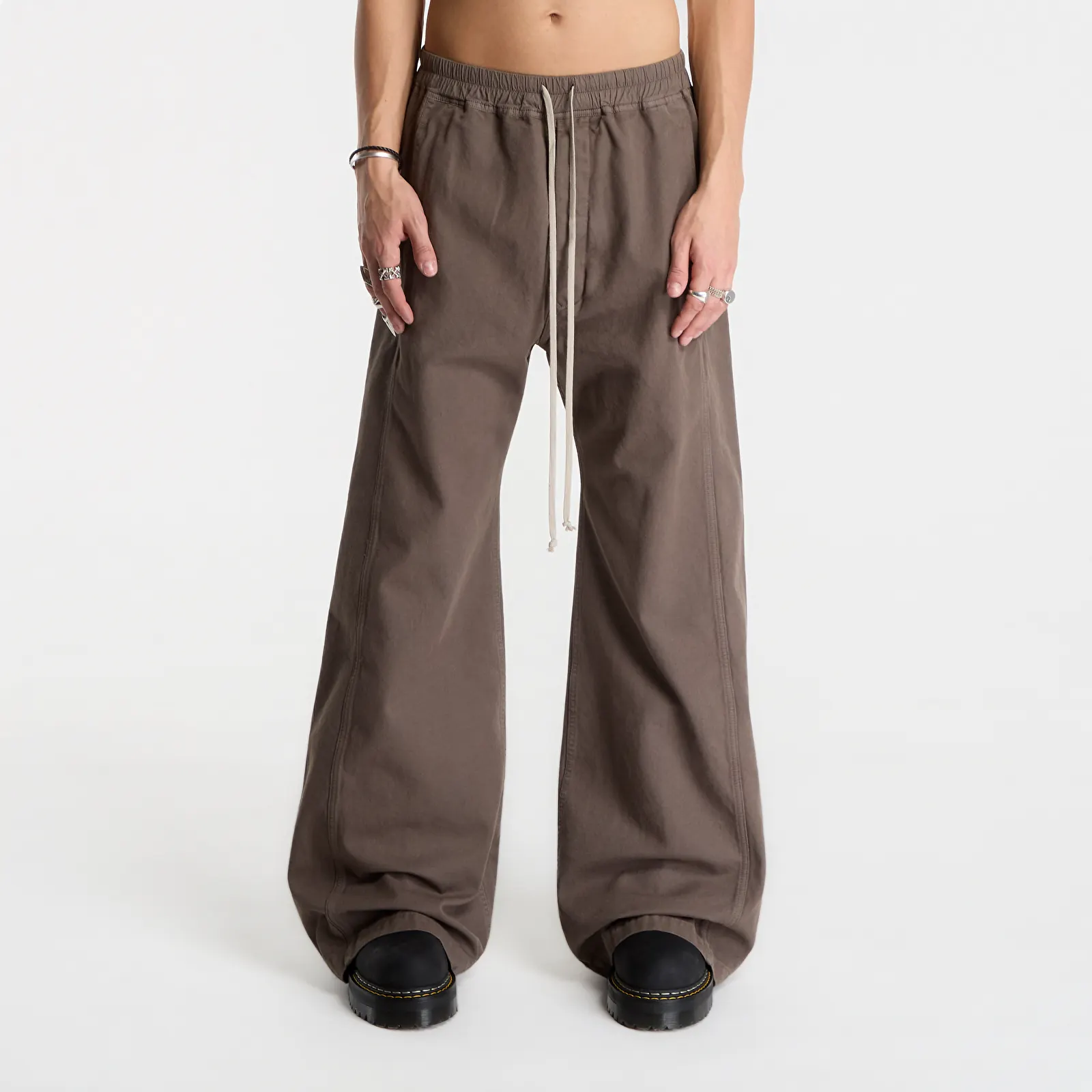 Hosen Rick Owens DRKSHDW Wide Pusher Pants Dust