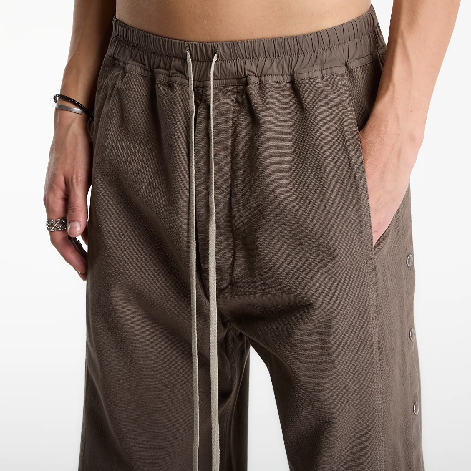 Hosen Rick Owens DRKSHDW Wide Pusher Pants Dust