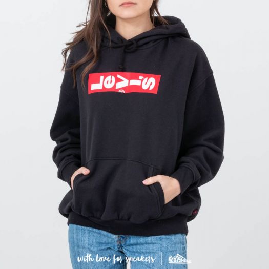 Hoodies and sweatshirts Levi s Graphic Unbasic Hoodie Black Footshop