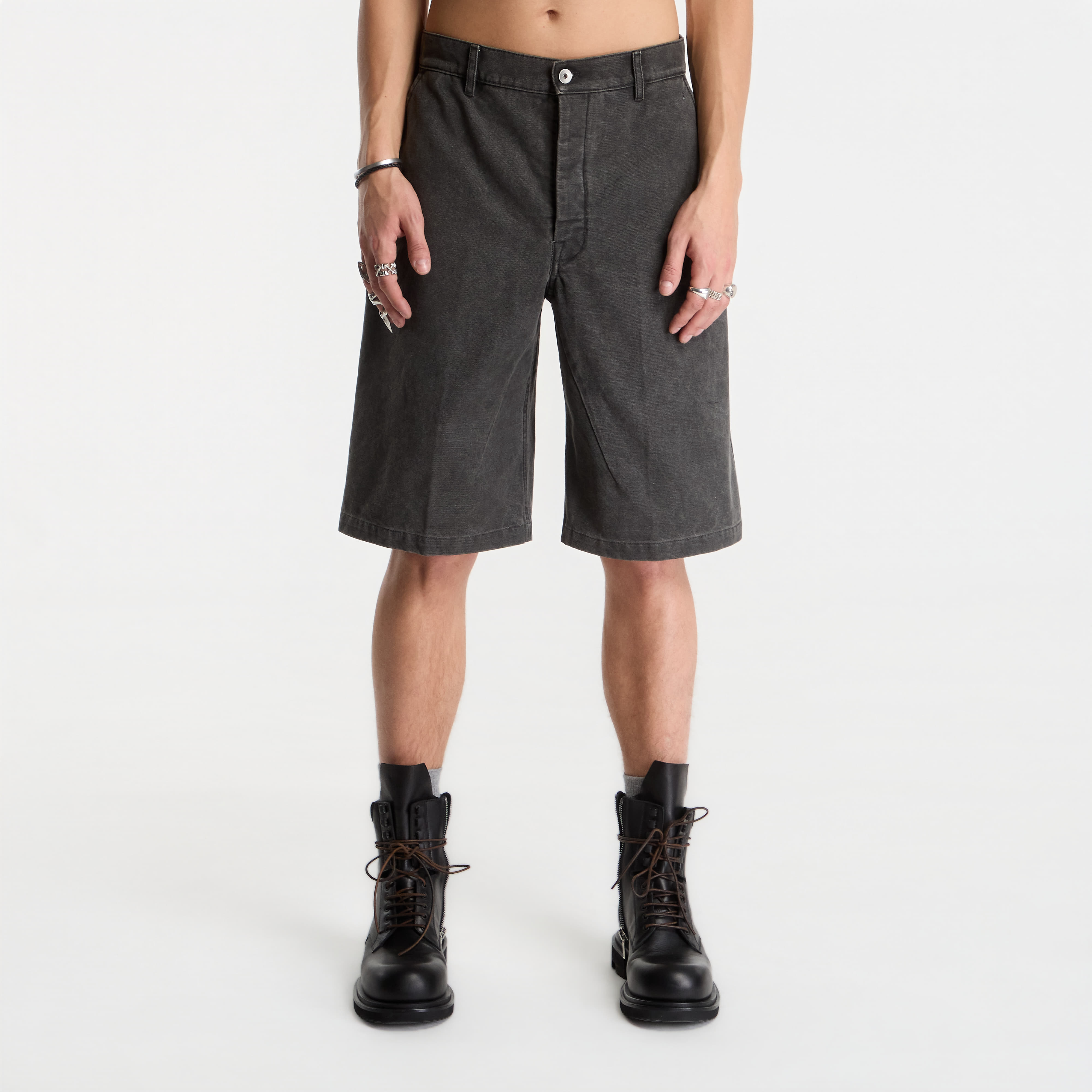 Къси панталони Rick Owens DRKSHDW Work Shorts Gravel 33