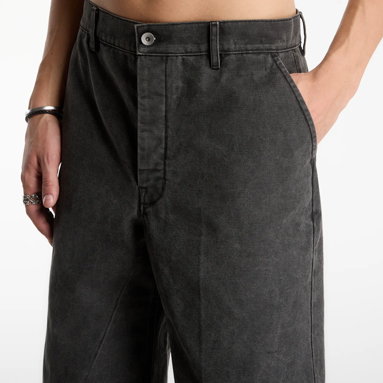 Kraťasy Rick Owens DRKSHDW Work Shorts Gravel