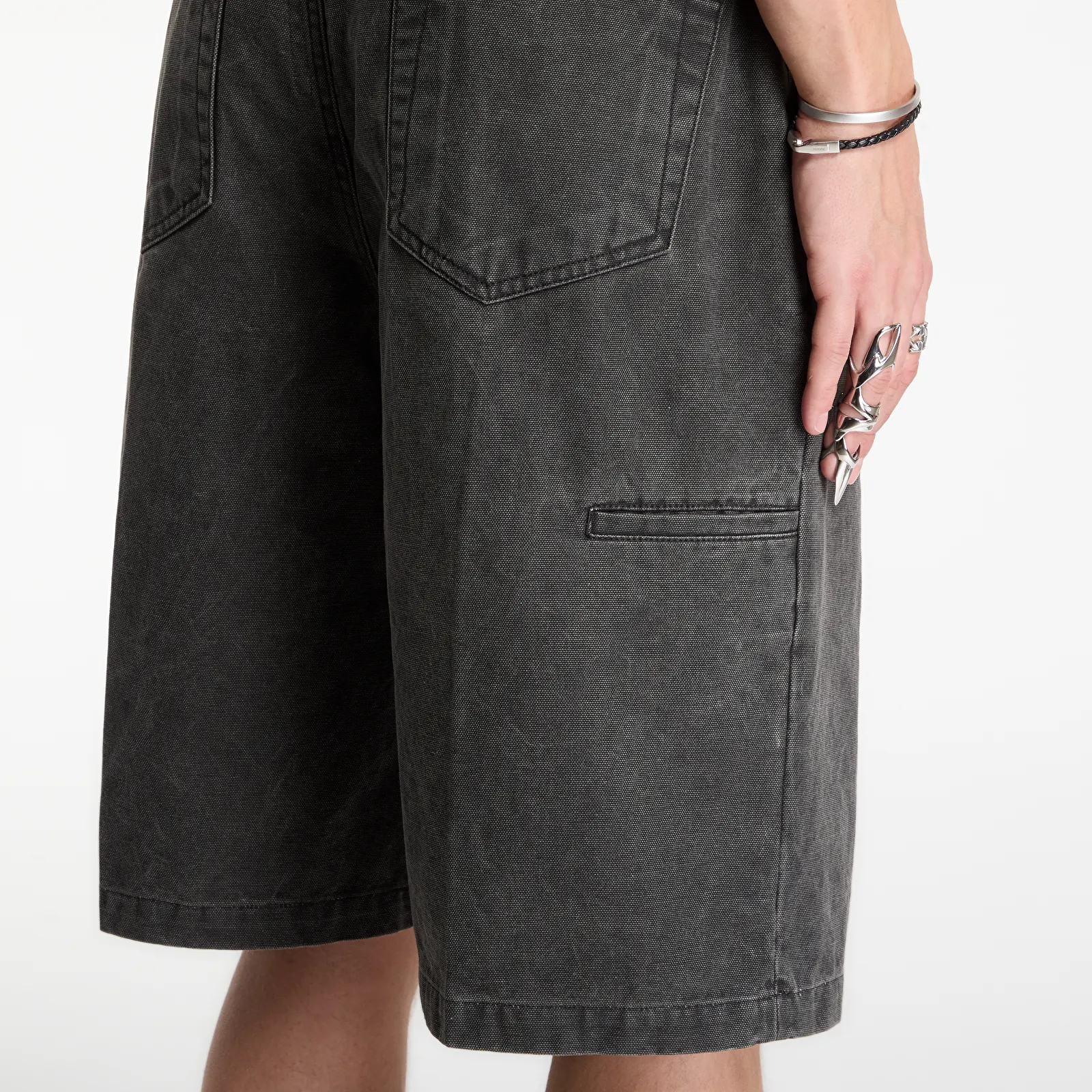 Kraťasy Rick Owens DRKSHDW Work Shorts Gravel
