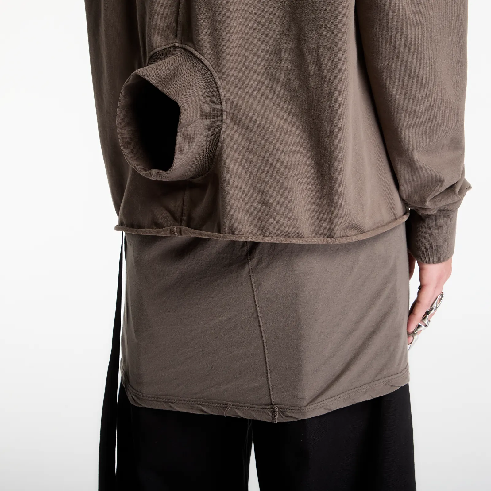 Hanorace Rick Owens DRKSHDW Headon Double Sweater Dust