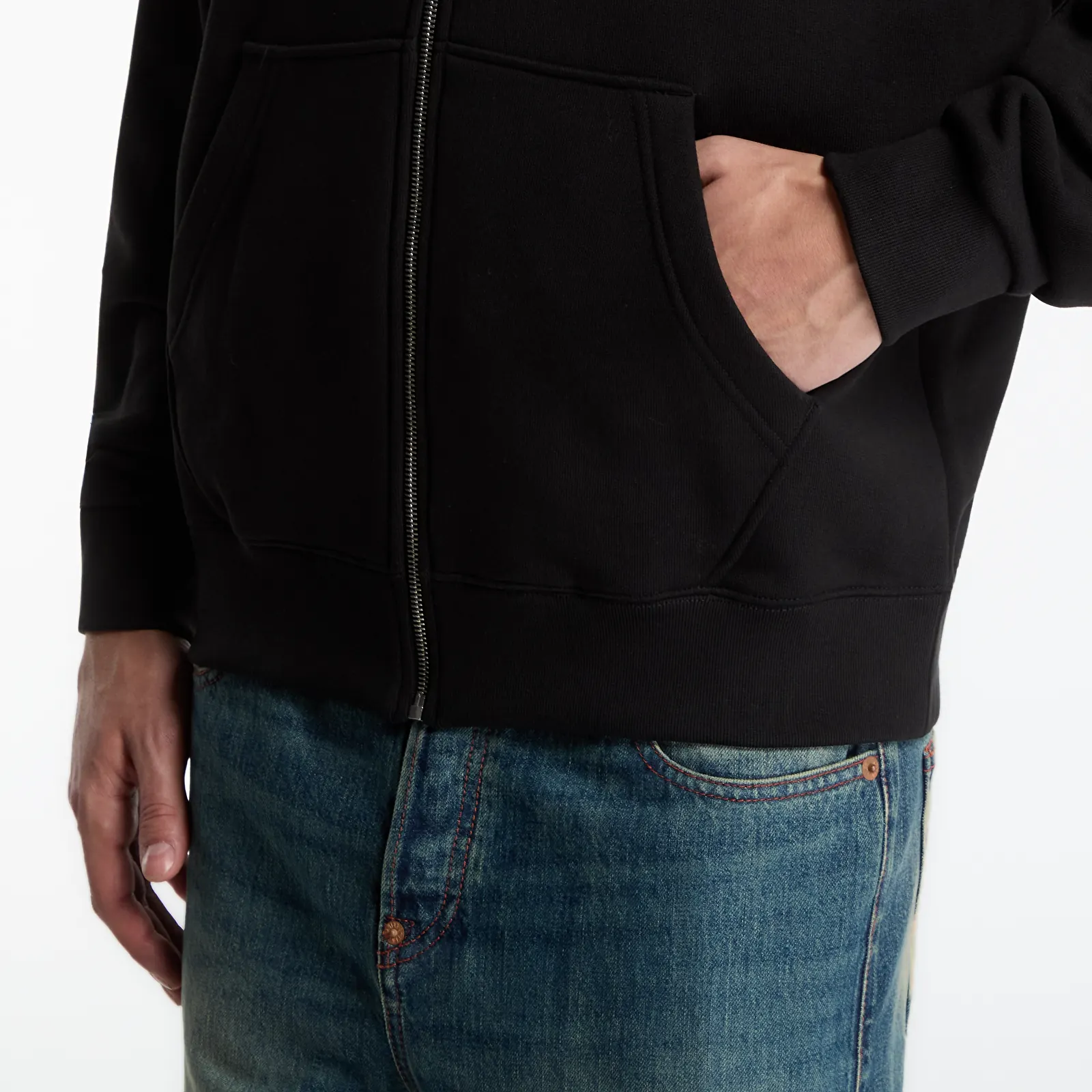 Регланы и толстовки KENZO Zip Up Hoodie Black