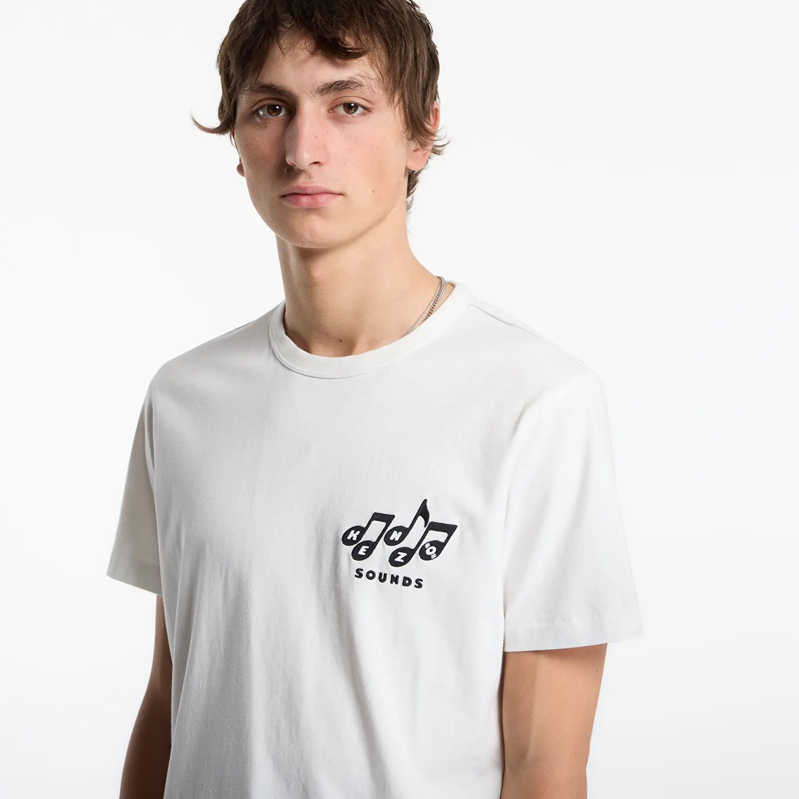 T-skjorter KENZO Gots Sounds Slim T-Shirt Off White