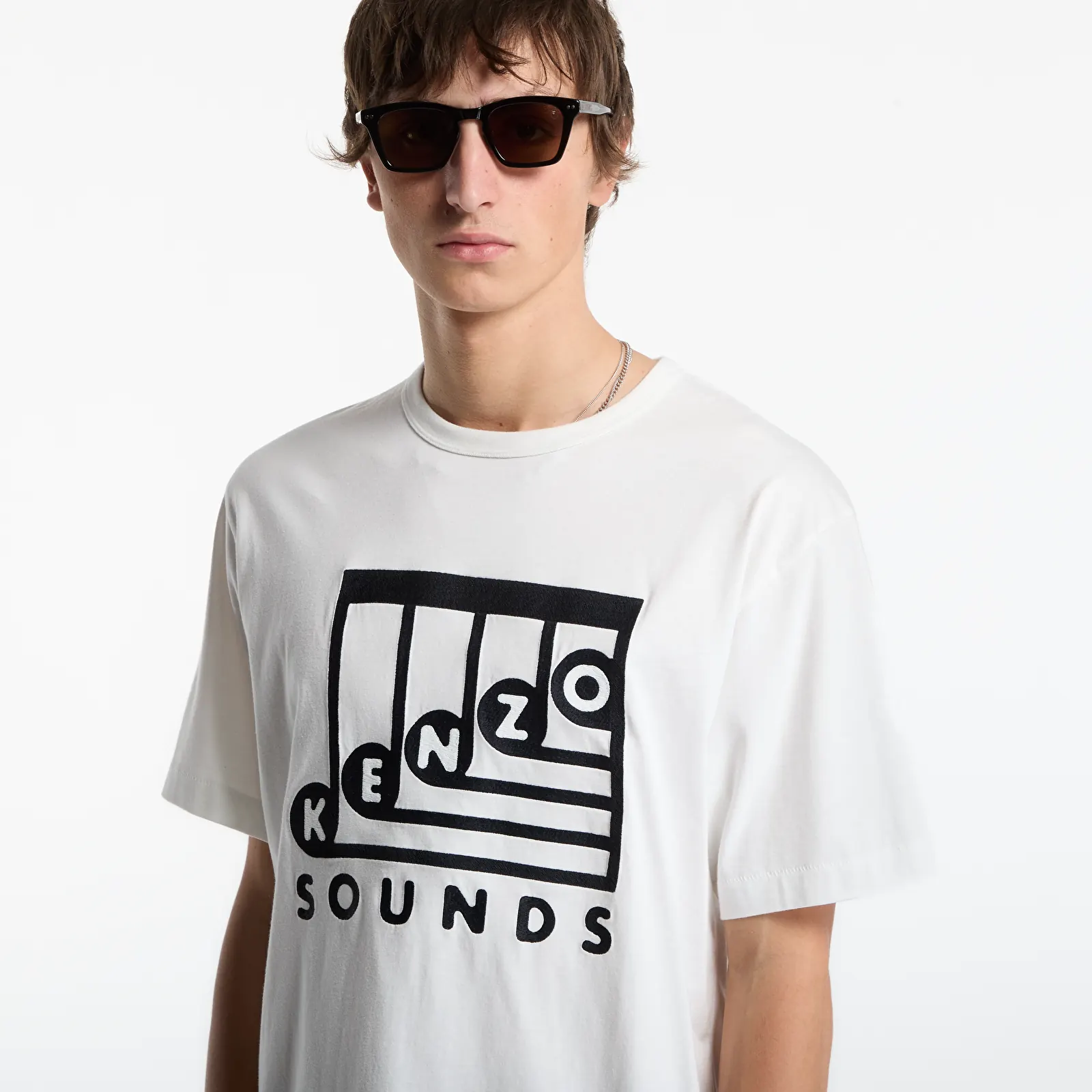 T-skjorter for menn KENZO Gots Sounds Classic T-Shirt Off White