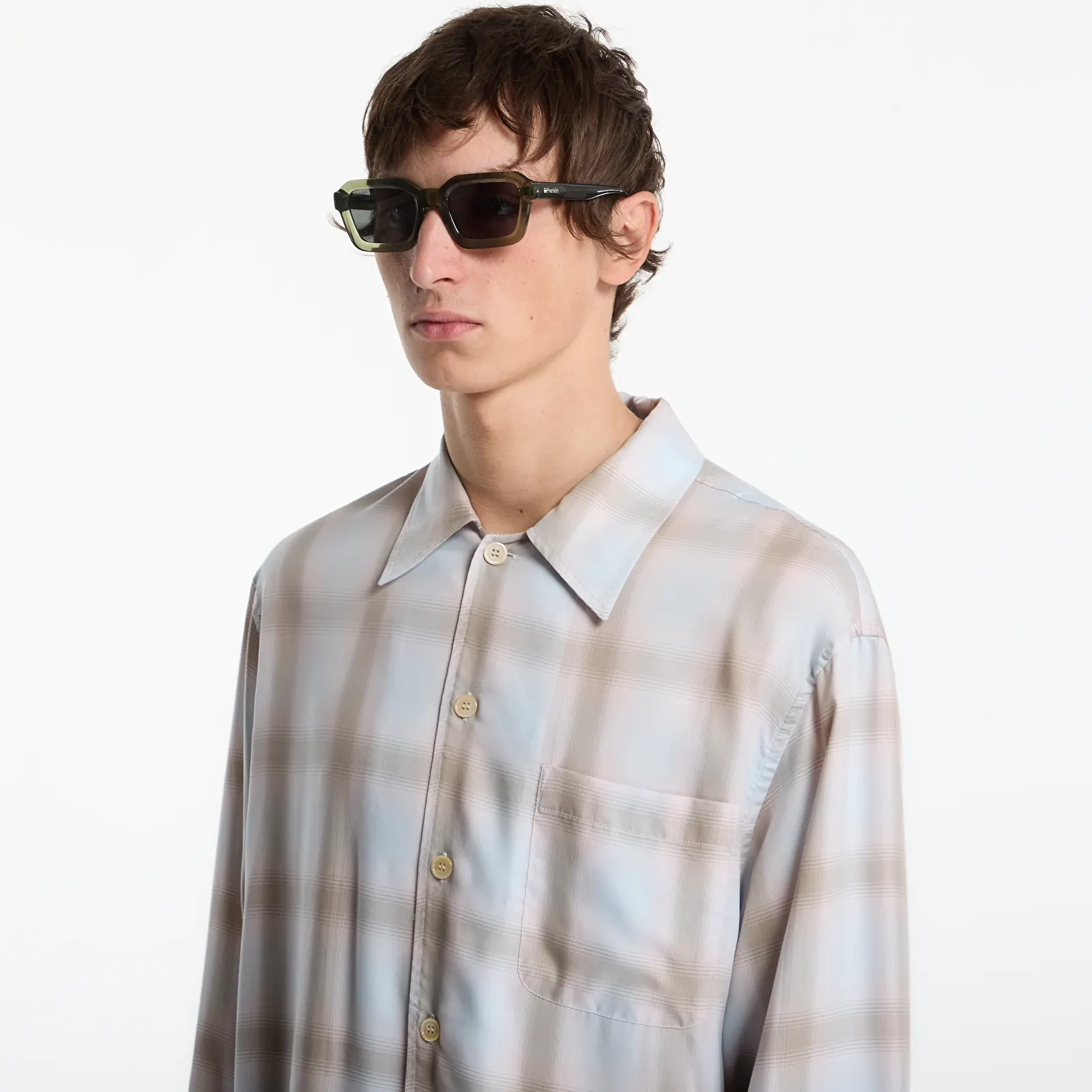 Chemises OUR LEGACY Every Shirt Laramie Check Tencel Outrider