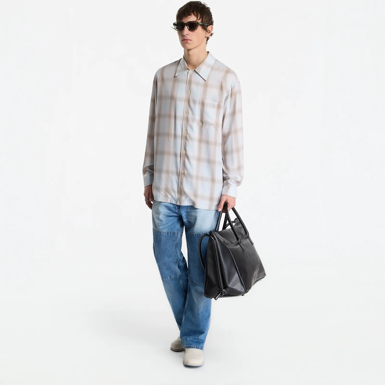 Chemises OUR LEGACY Every Shirt Laramie Check Tencel Outrider