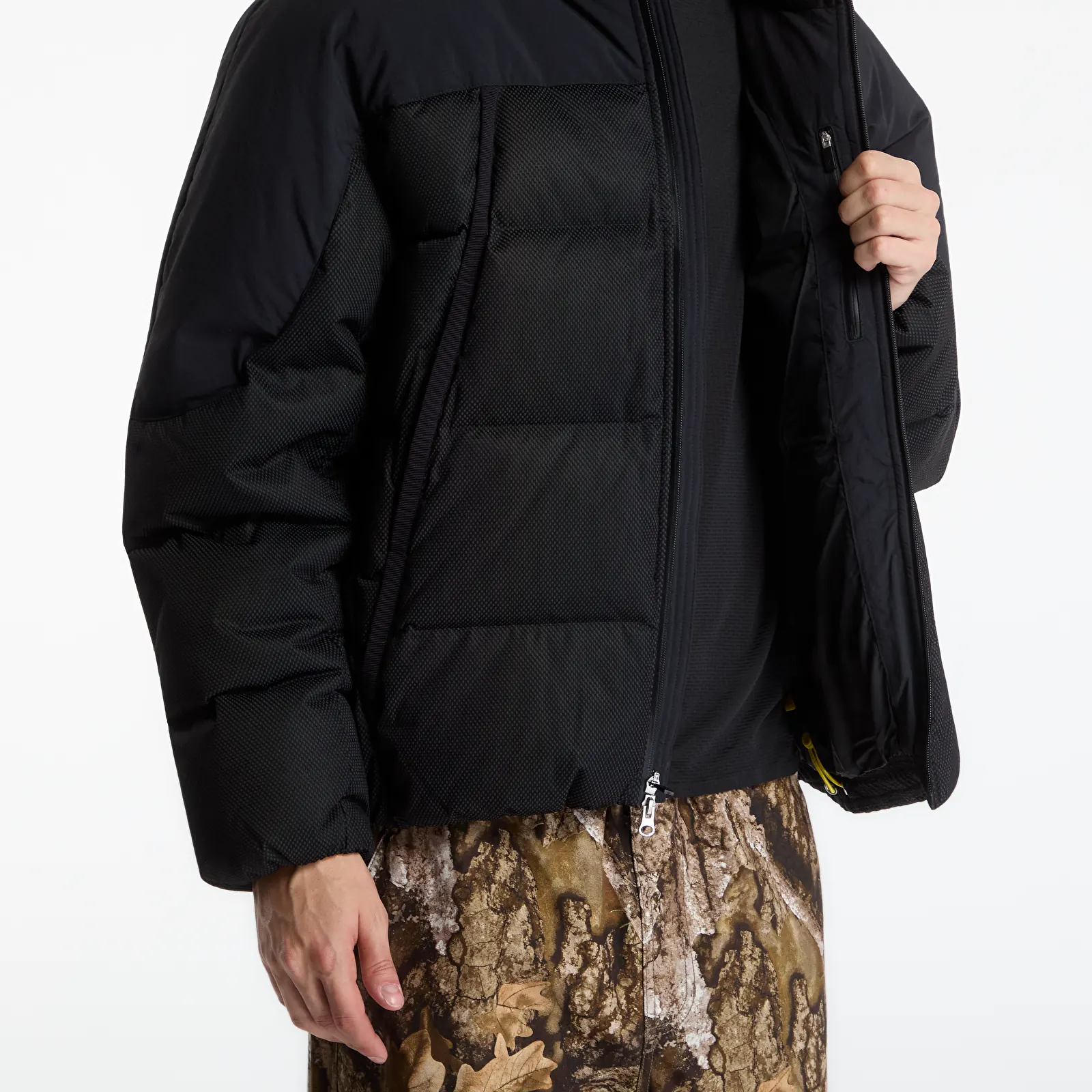 Puffejacken Jordan Flight Mountainside Puffer Jacket Black/ Celery/ Bright Citron