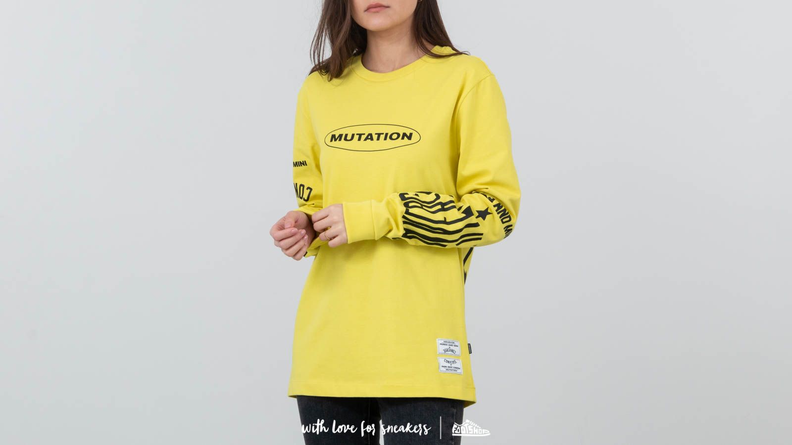 T-shirts Converse x Perks and Mini "Mutation" Longsleeve Tee Green Sheen