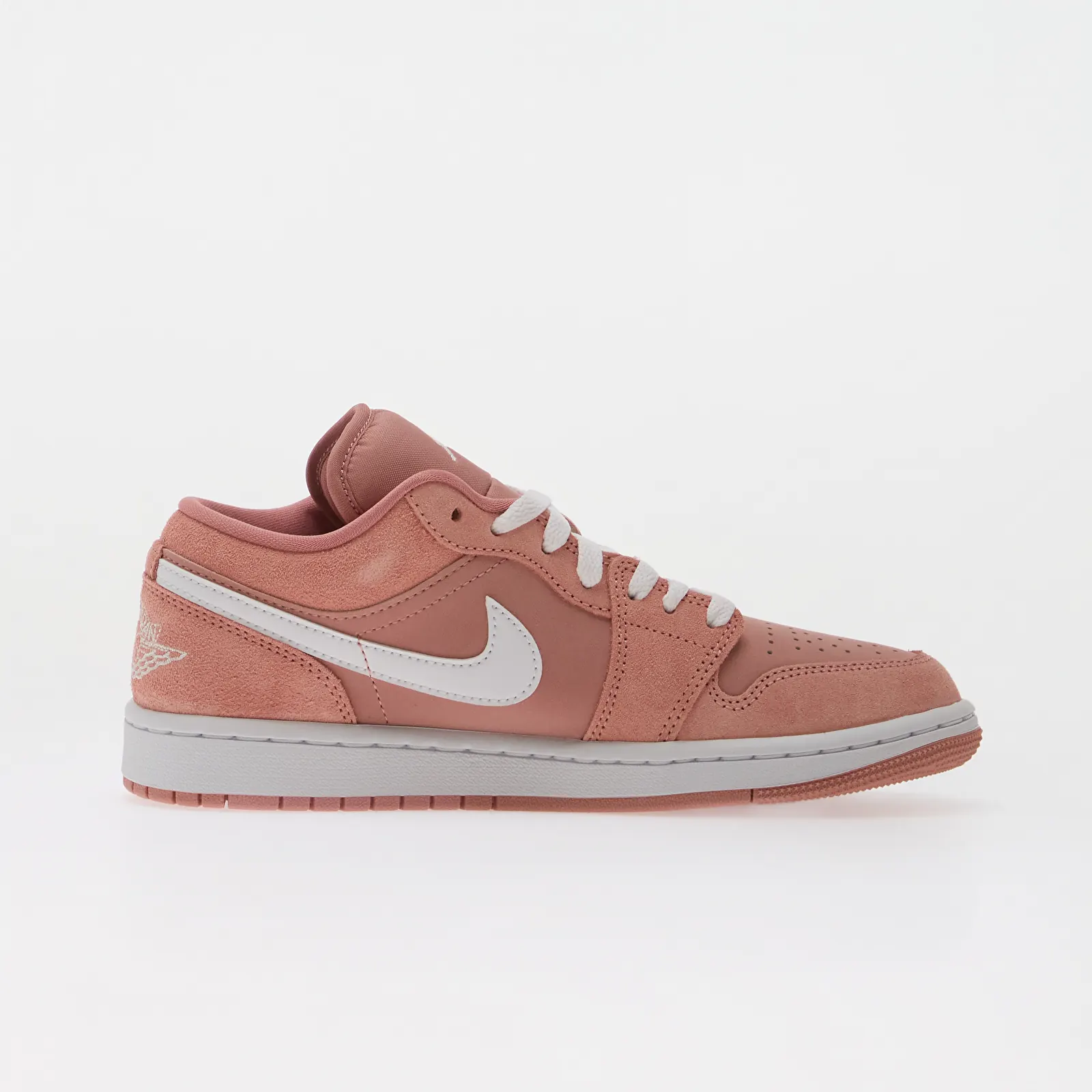 Женские кроссовки Air Jordan 1 Low Rust Pink/ White-Rust Pink