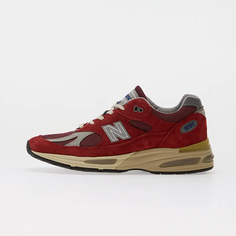 New Balance 991 Made in USA Karanda Red/ Cordovan/ Harbor Mist