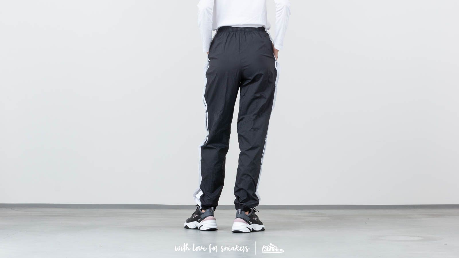 Treninguri Nike Sportswear Windrunner Pants Black/ White