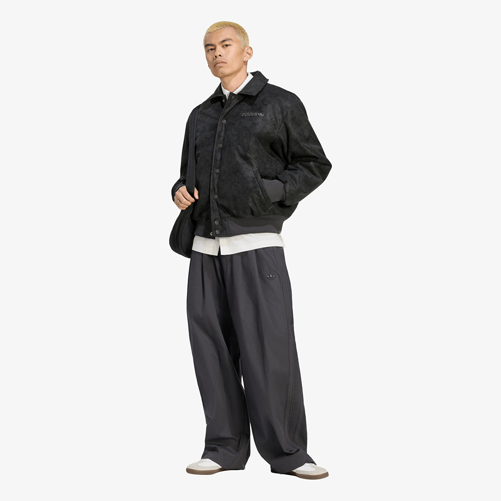 Vyriškos striukės adidas Cutline Pleather Jacket Utility Black