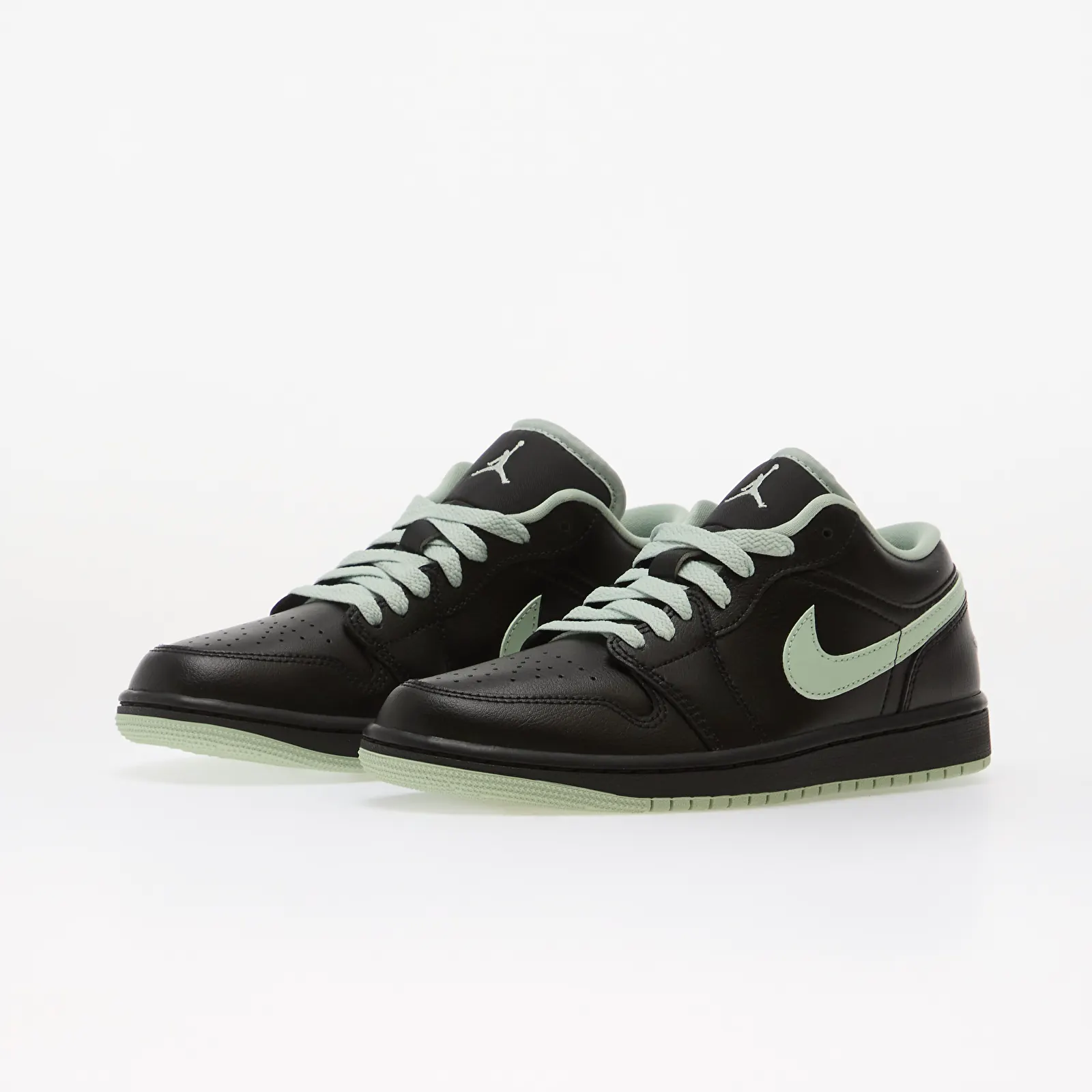 Baskets femme Air Jordan 1 Low Black/ Pistachio Frost