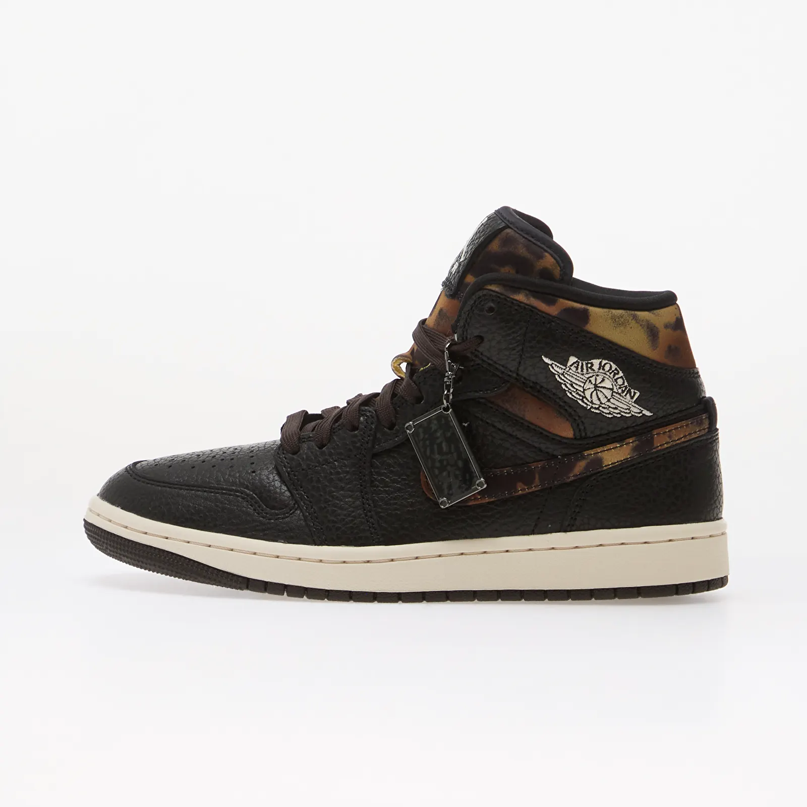 Joggesko for kvinner Air Jordan 1 Mid SE Black/ Chalk-Velvet Brown