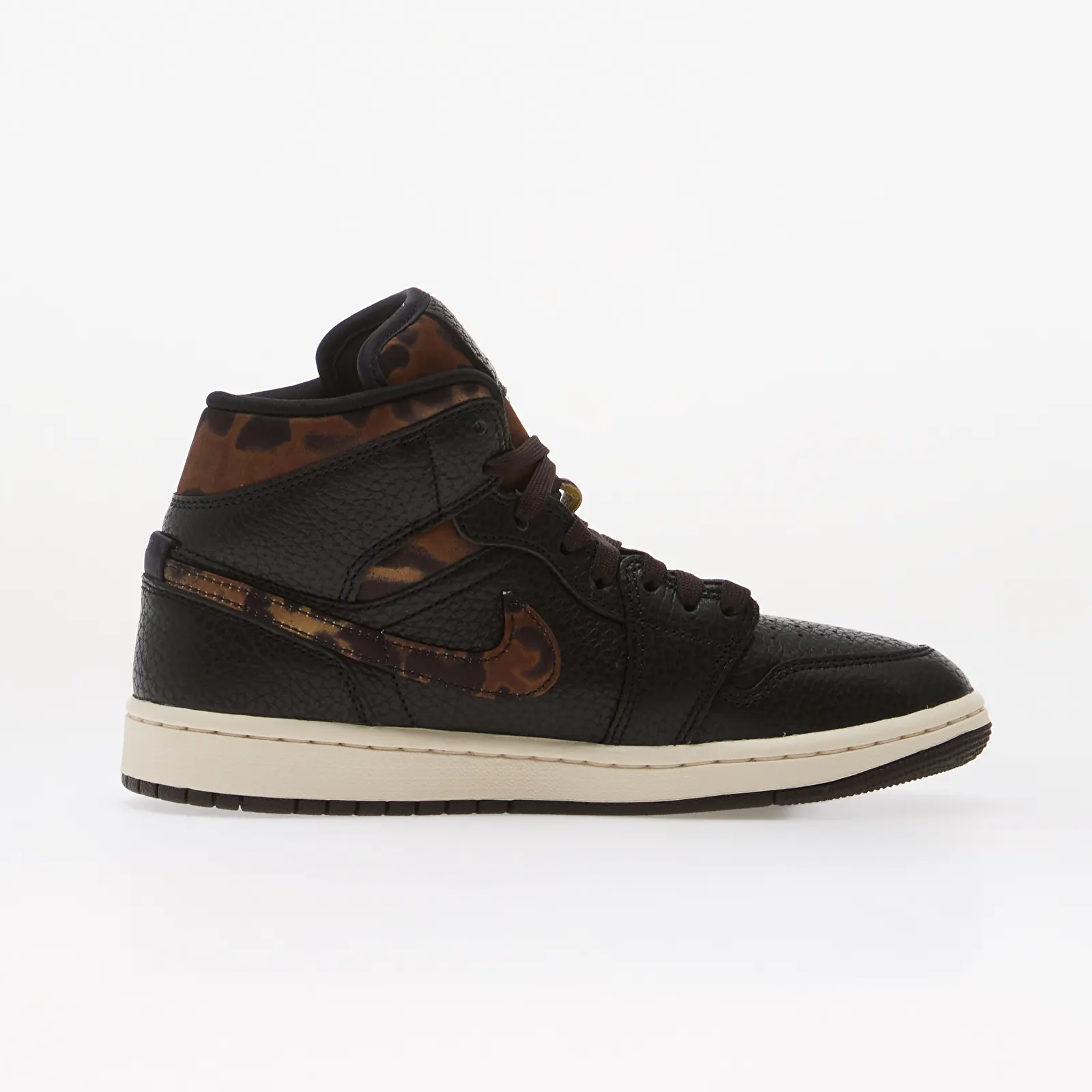 Joggesko for kvinner Air Jordan 1 Mid SE Black/ Chalk-Velvet Brown