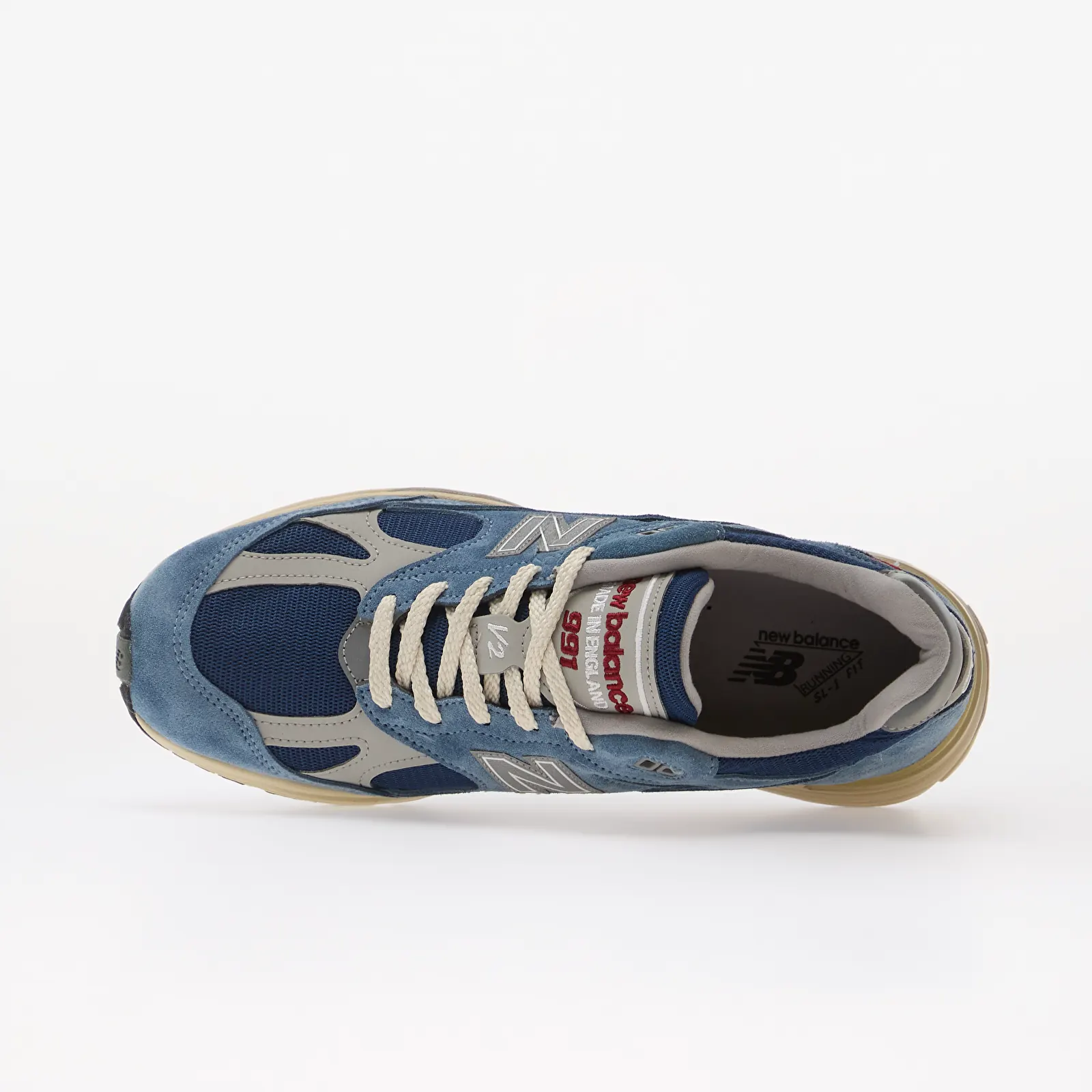 Herren Sneaker und Schuhe New Balance 991 Bluesteel/ Poseidon/ Harbor Mist