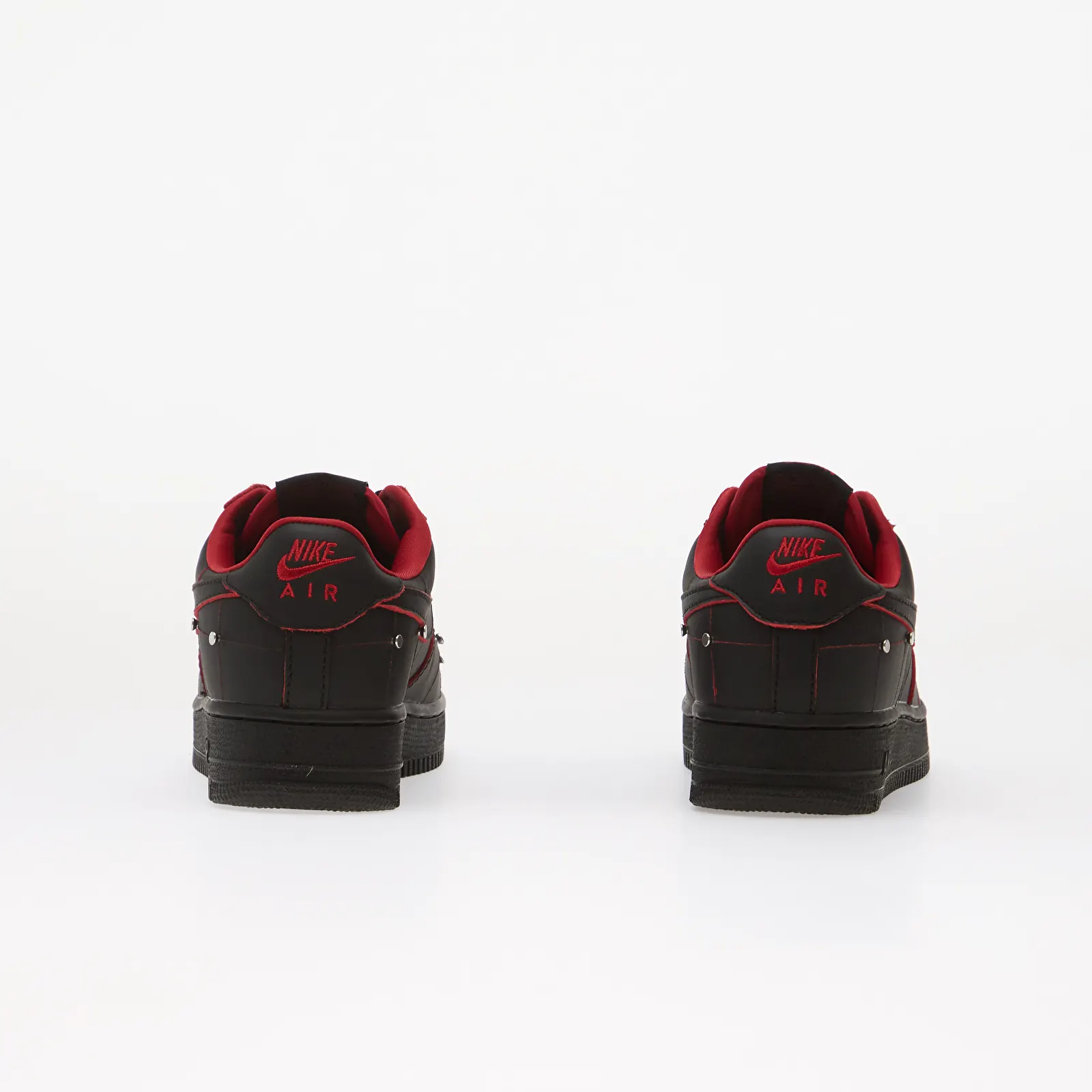 Sneakers för män Nike Air Force 1 '01 "Nightmare" Pinhead Black/ Black-Gym Red-Metallic Silver