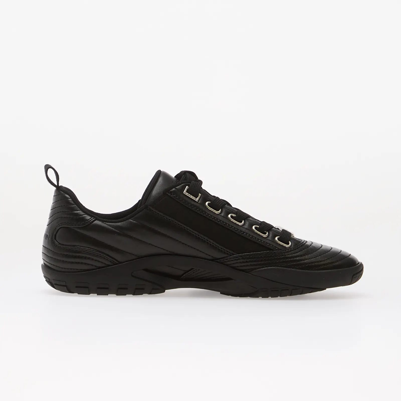 Men's sneakers Lanvin New Soccer Lace Up Leather Black