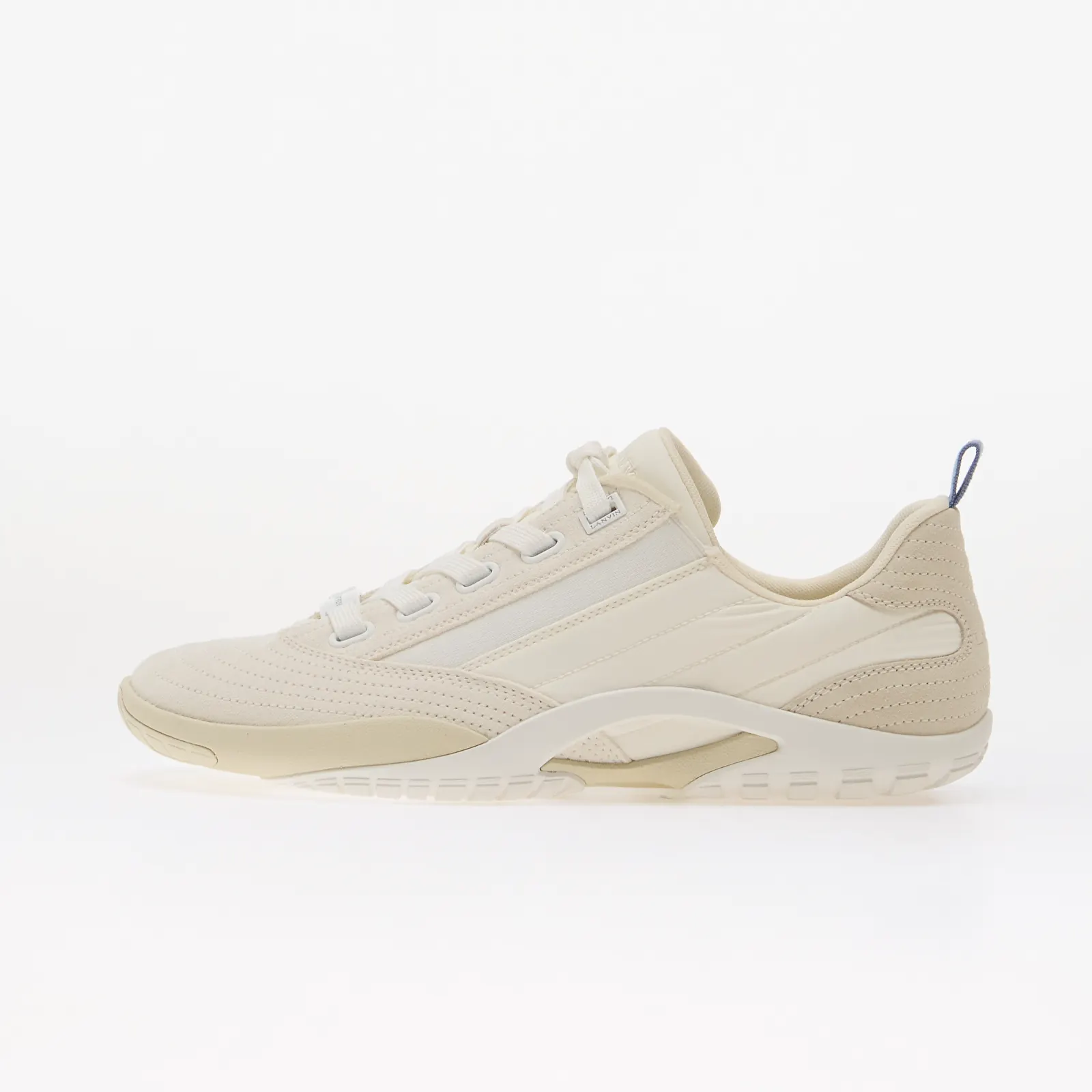 Ténis para homem Lanvin New Soccer Lace Up Leather Beige