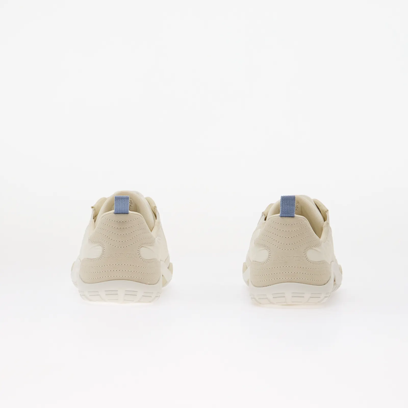 Ténis para homem Lanvin New Soccer Lace Up Leather Beige