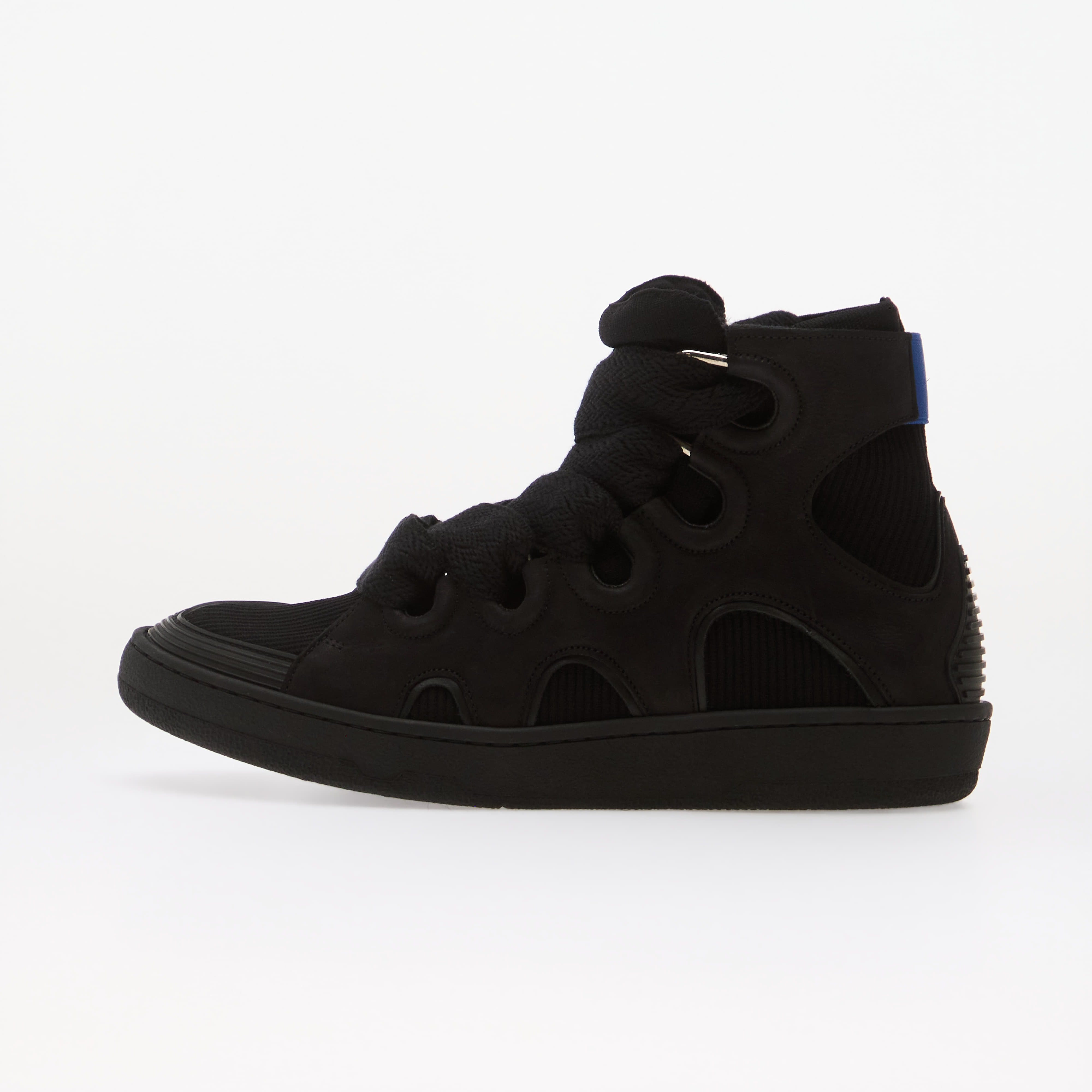 Сникърси Lanvin High Knitted Curb Sneakers Black EUR 44