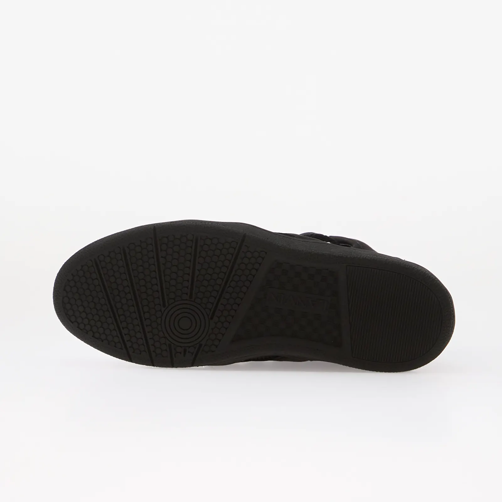 Sneaker für Männer Lanvin High Knitted Curb Sneakers Black