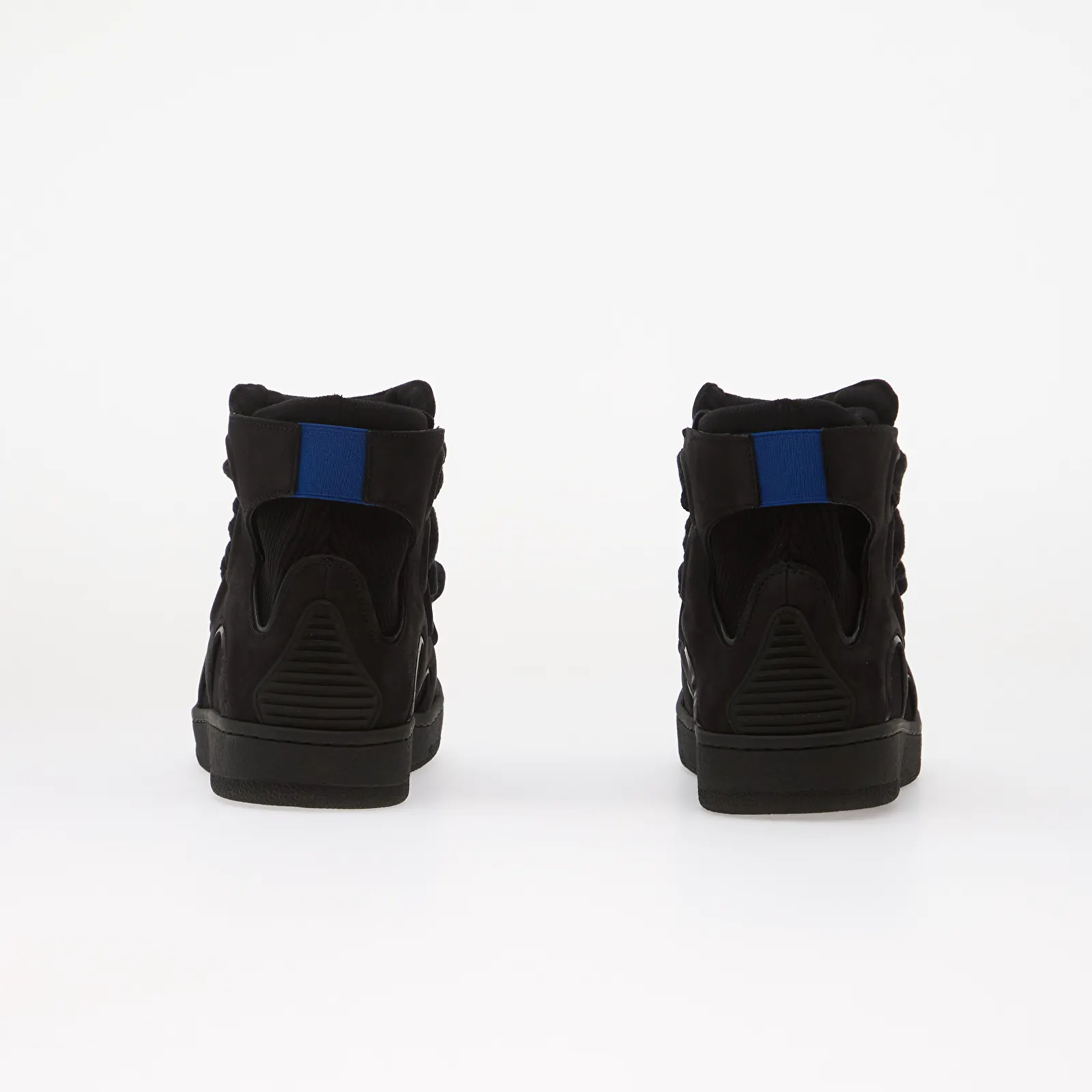 Sneaker für Männer Lanvin High Knitted Curb Sneakers Black