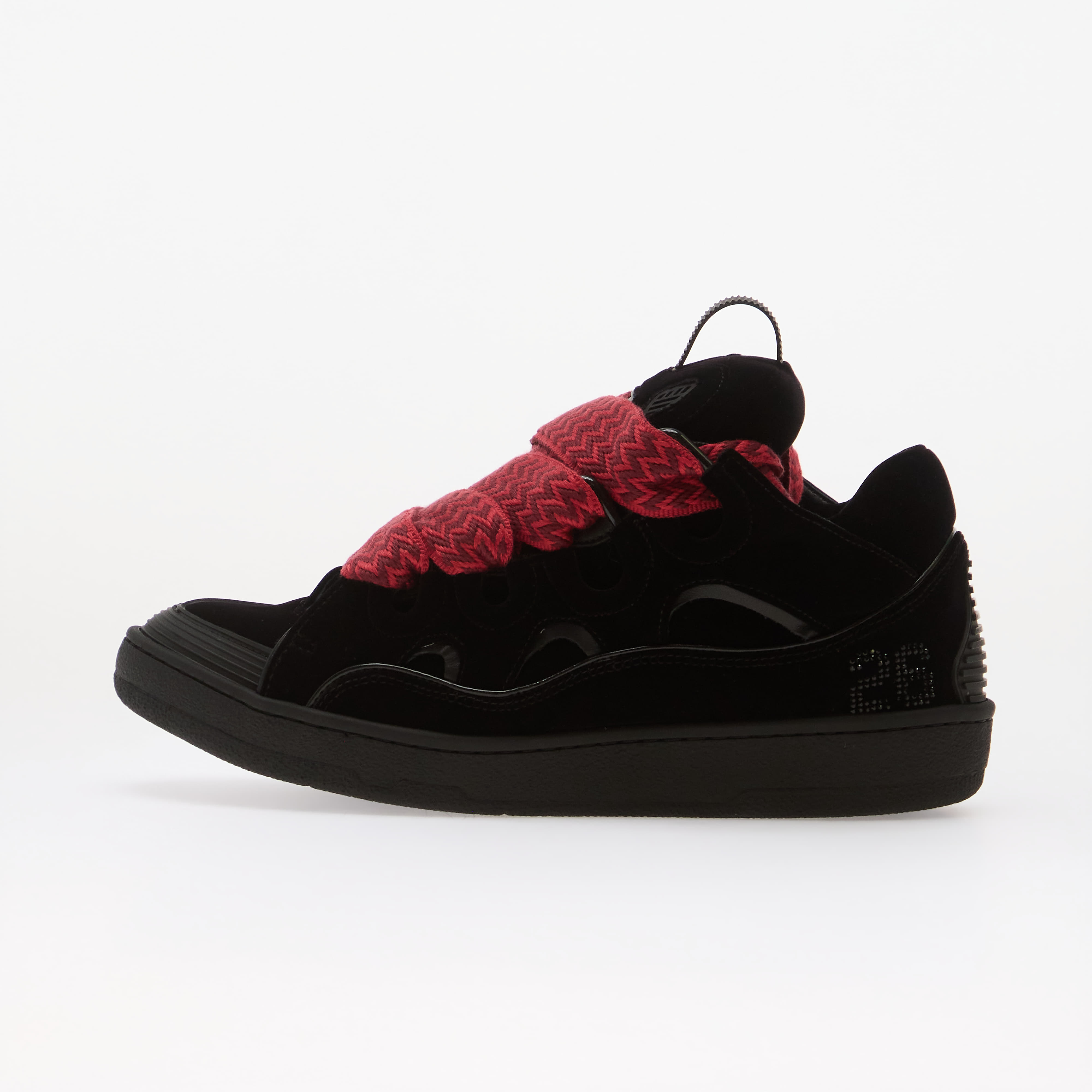 Сникърси Lanvin Curb Sneakers Jersey Velvet Black EUR 43