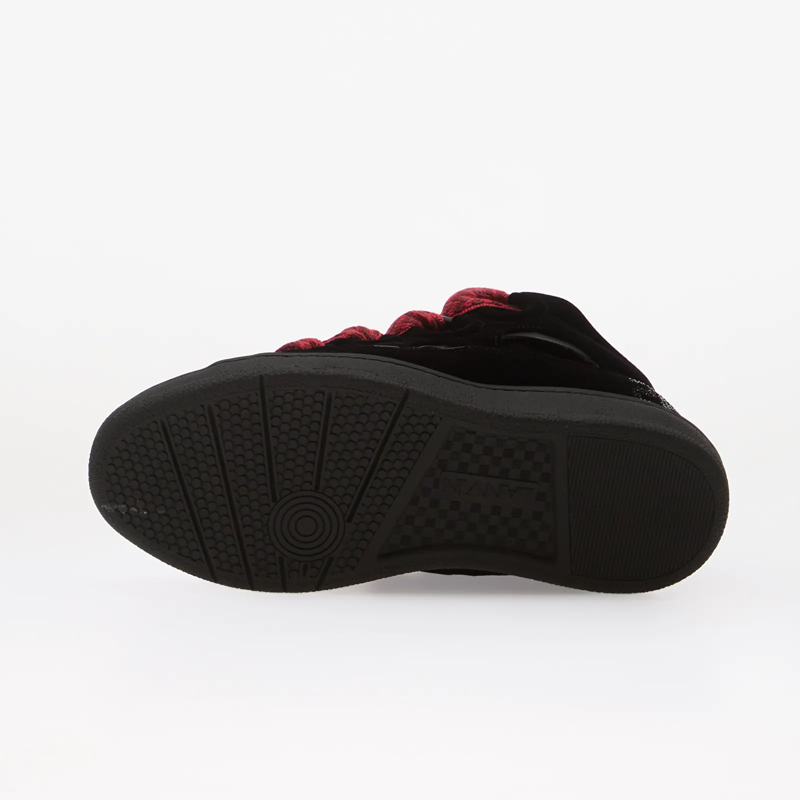 Мъжки маратонки Lanvin Curb Sneakers Jersey Velvet Black