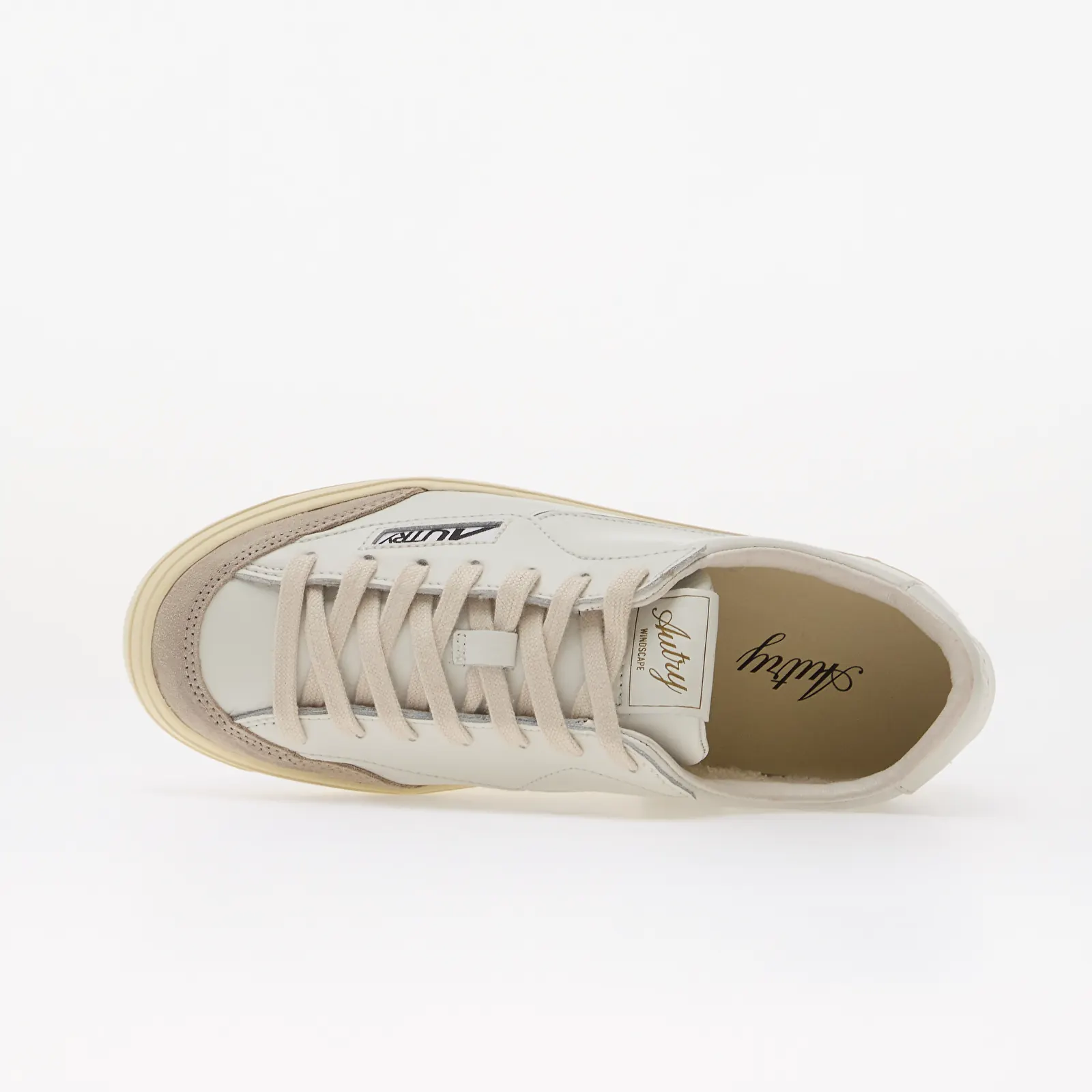 Baskets femme Autry Windscape Low Wom Leat/ Sue Wht/ Wht