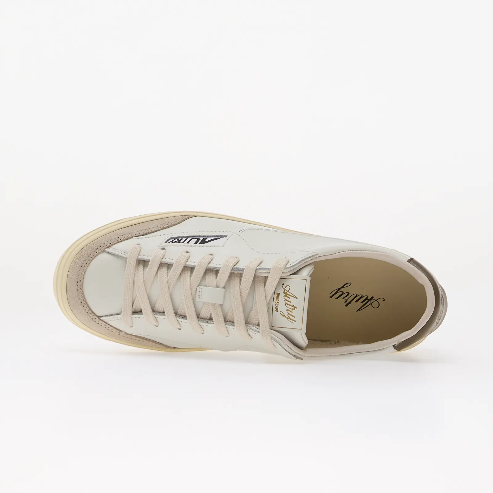 Baskets homme Autry Windscape Low Man Leat/ Sue Wht/ Chocolate