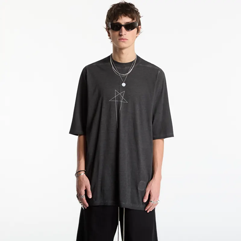 Rick Owens DRKSHDW Jumbo Ss T-Shirt Faded Black/ Silver
