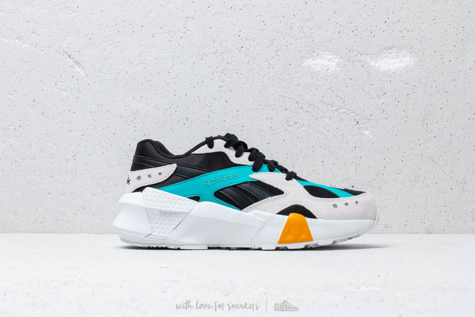 Men s shoes Reebok x Gigi Hadid Aztrek Double 93 Black Blue Grey Gold Footshop