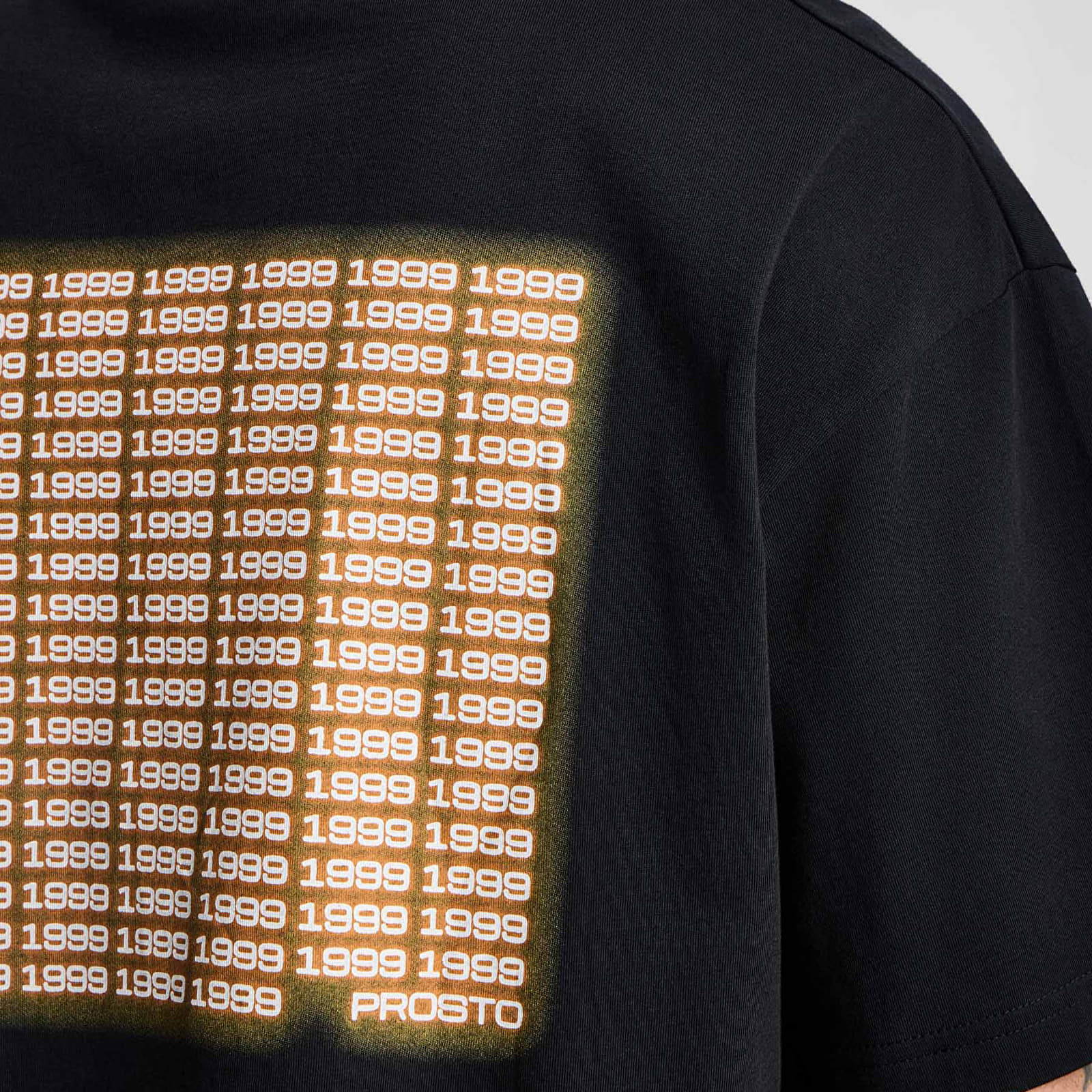 T-shirts homme Prosto T-shirt Neon Black
