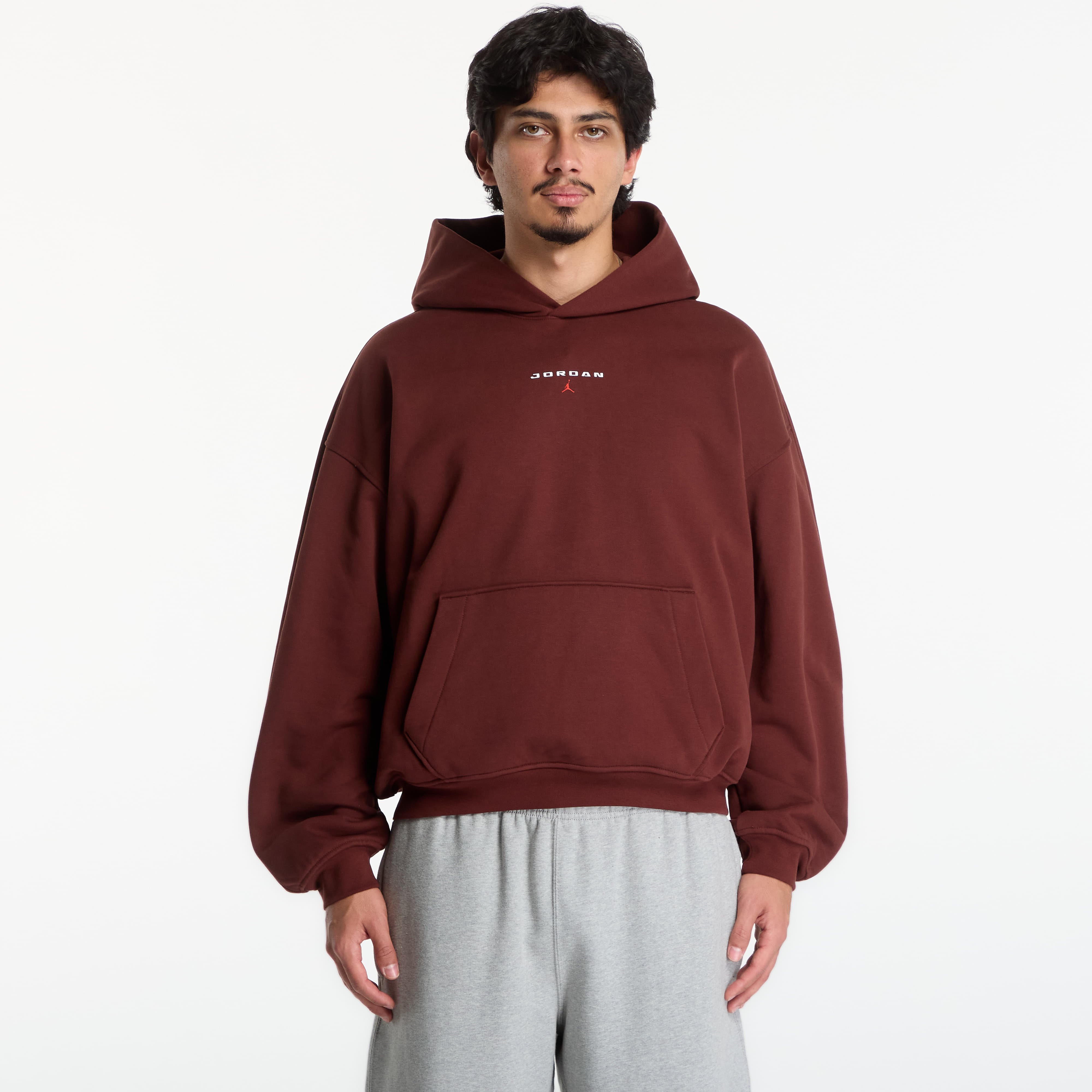 Суитшърт Jordan Flight Fleece Oversized Pullover Hoodie Bronze Eclipse XXL