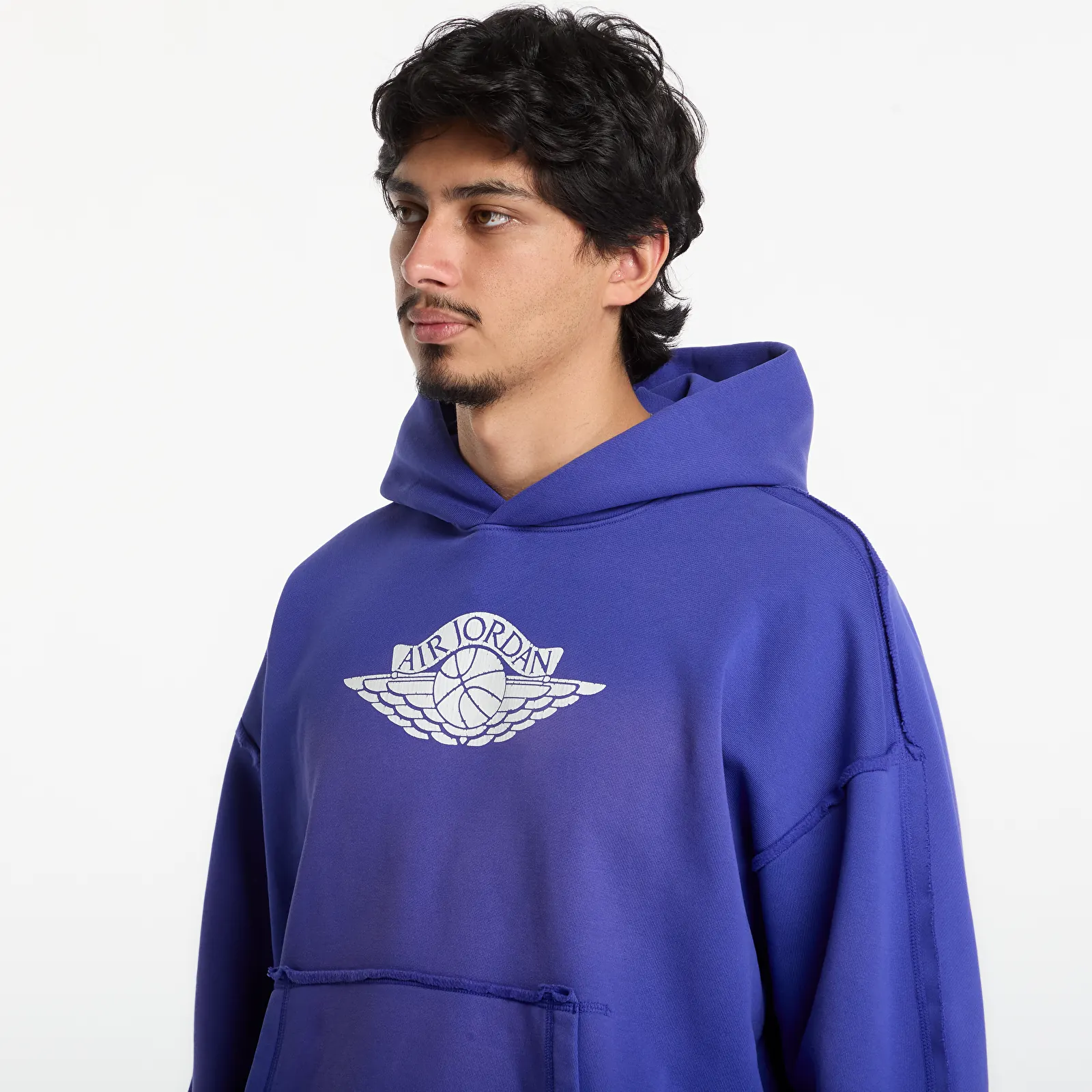 Sudaderas Jordan Flight Wings Fleece Pullover Hoodie Light Concord/ Sail